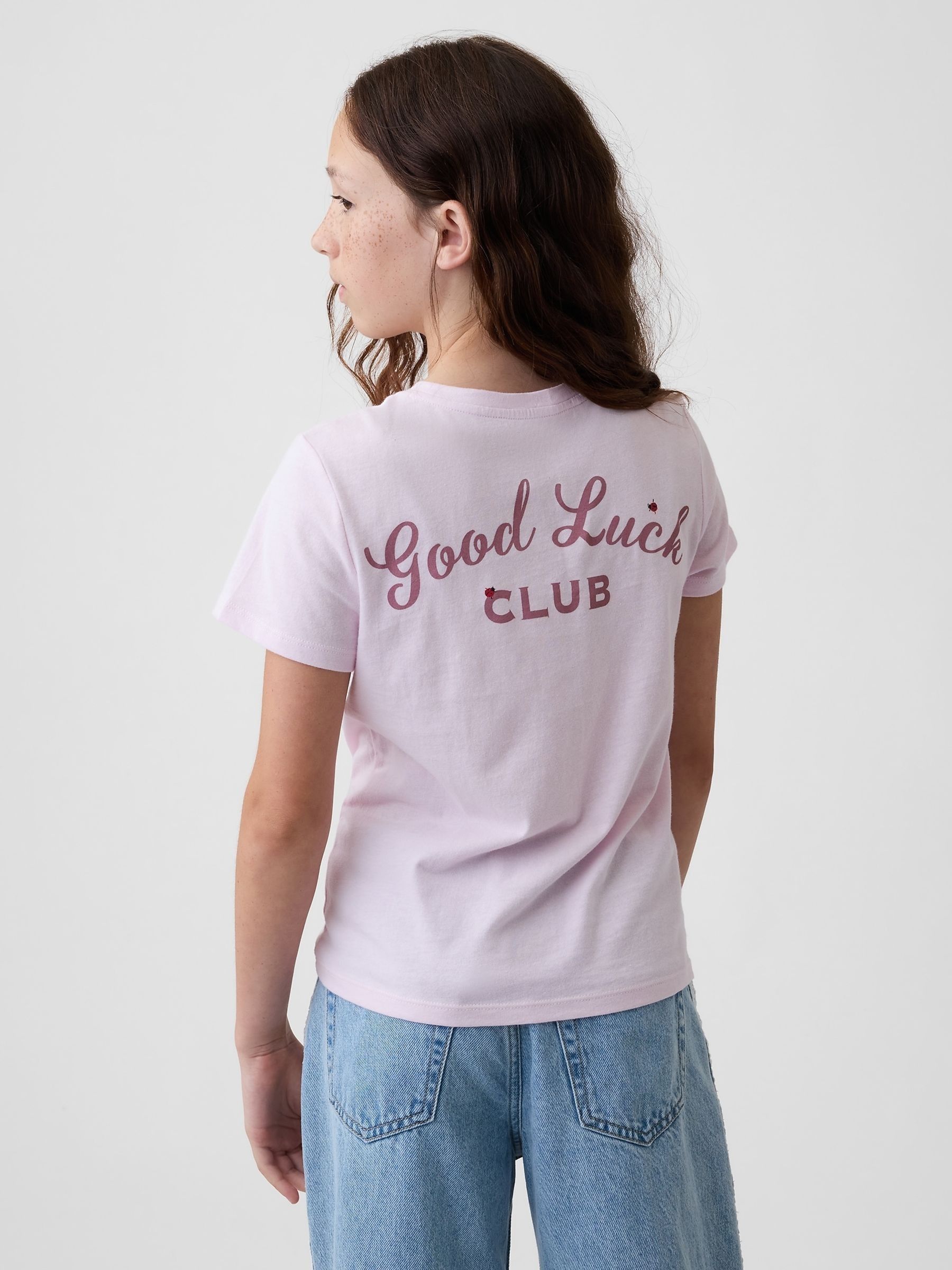 Pink Ladybird Kids Graphic T-Shirt - Image 2 of 4