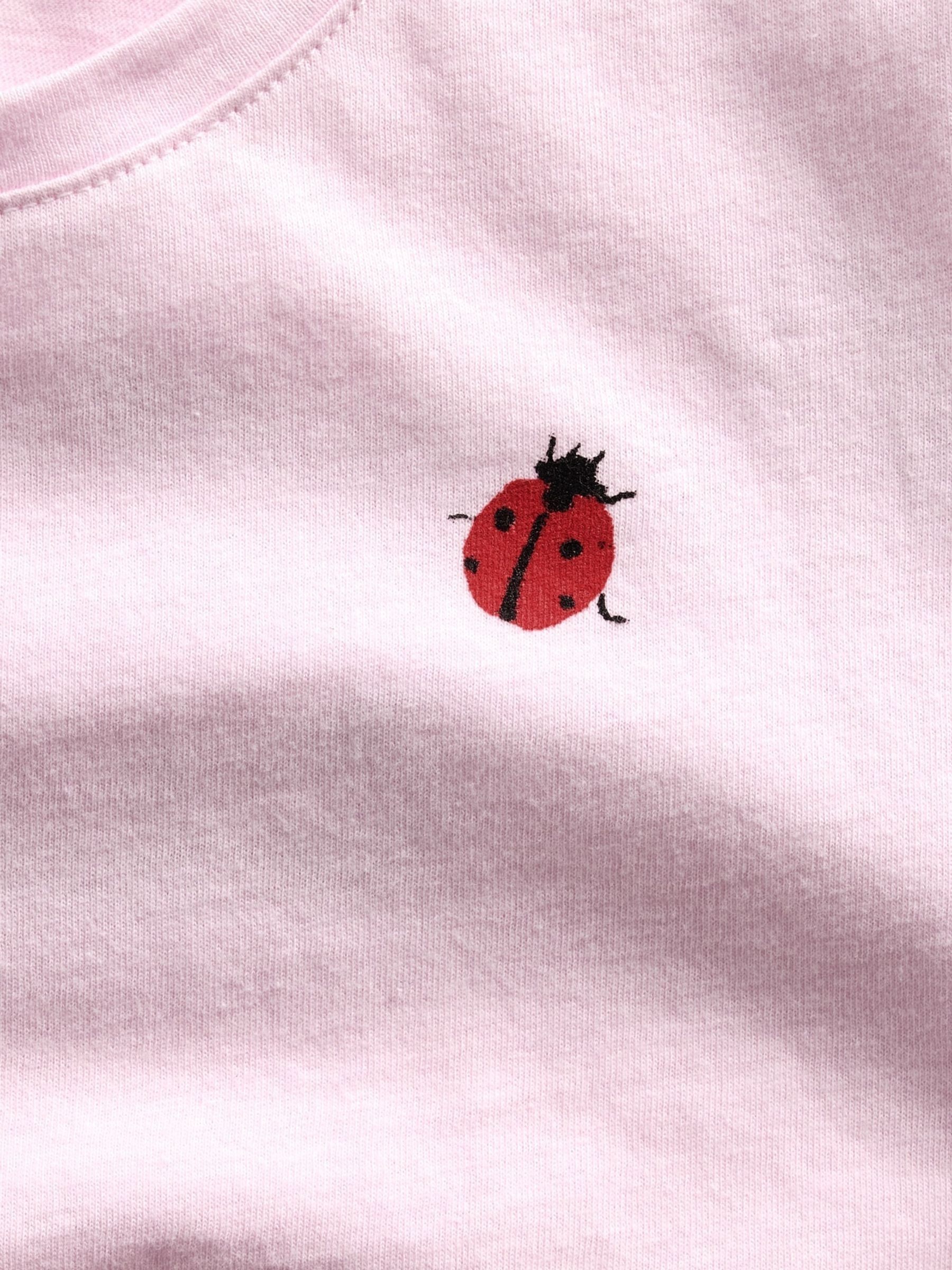 Pink Ladybird Kids Graphic T-Shirt - Image 4 of 4
