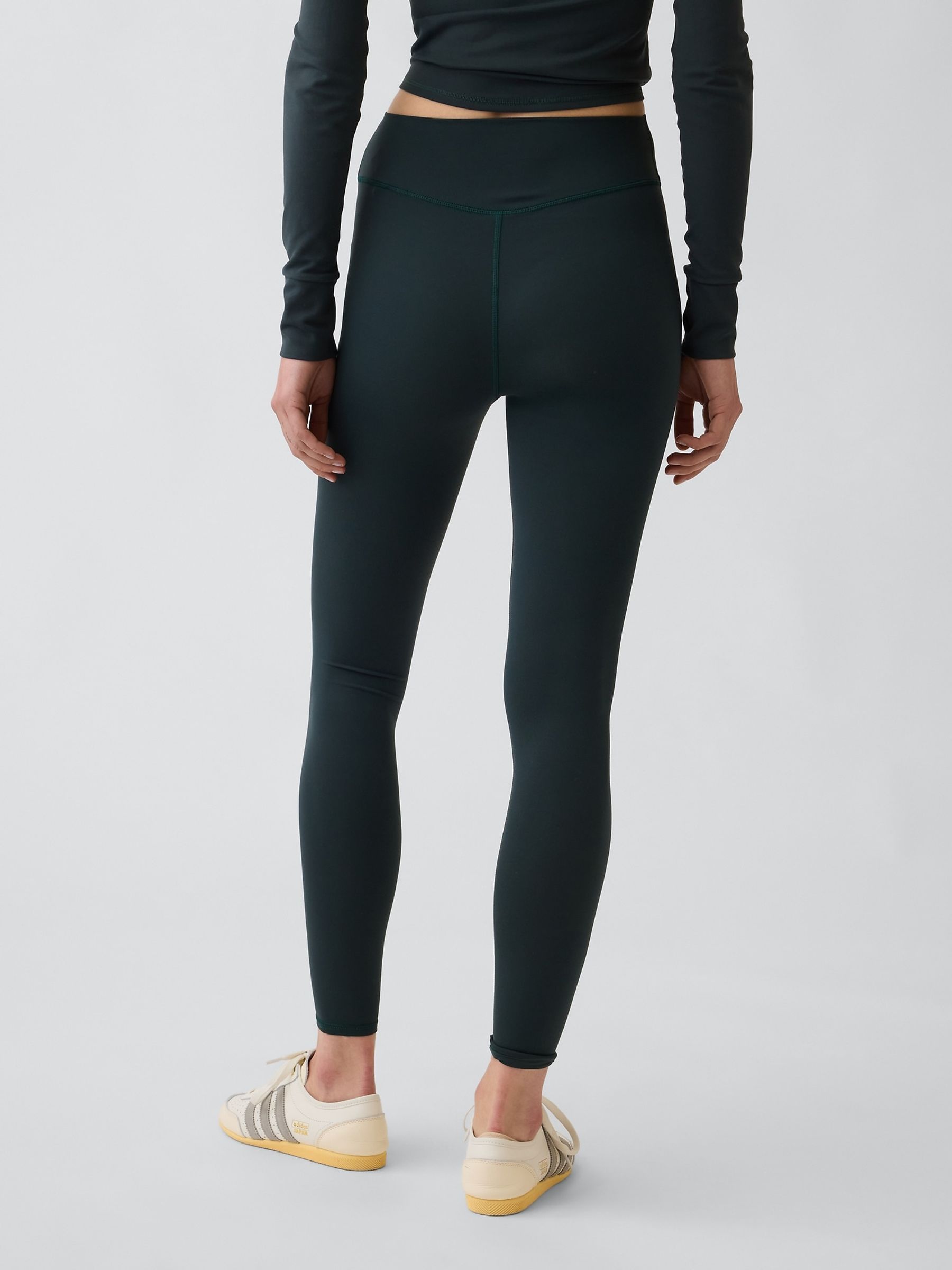 Green Fit Smooth High Rise Leggings - Image 2 of 5