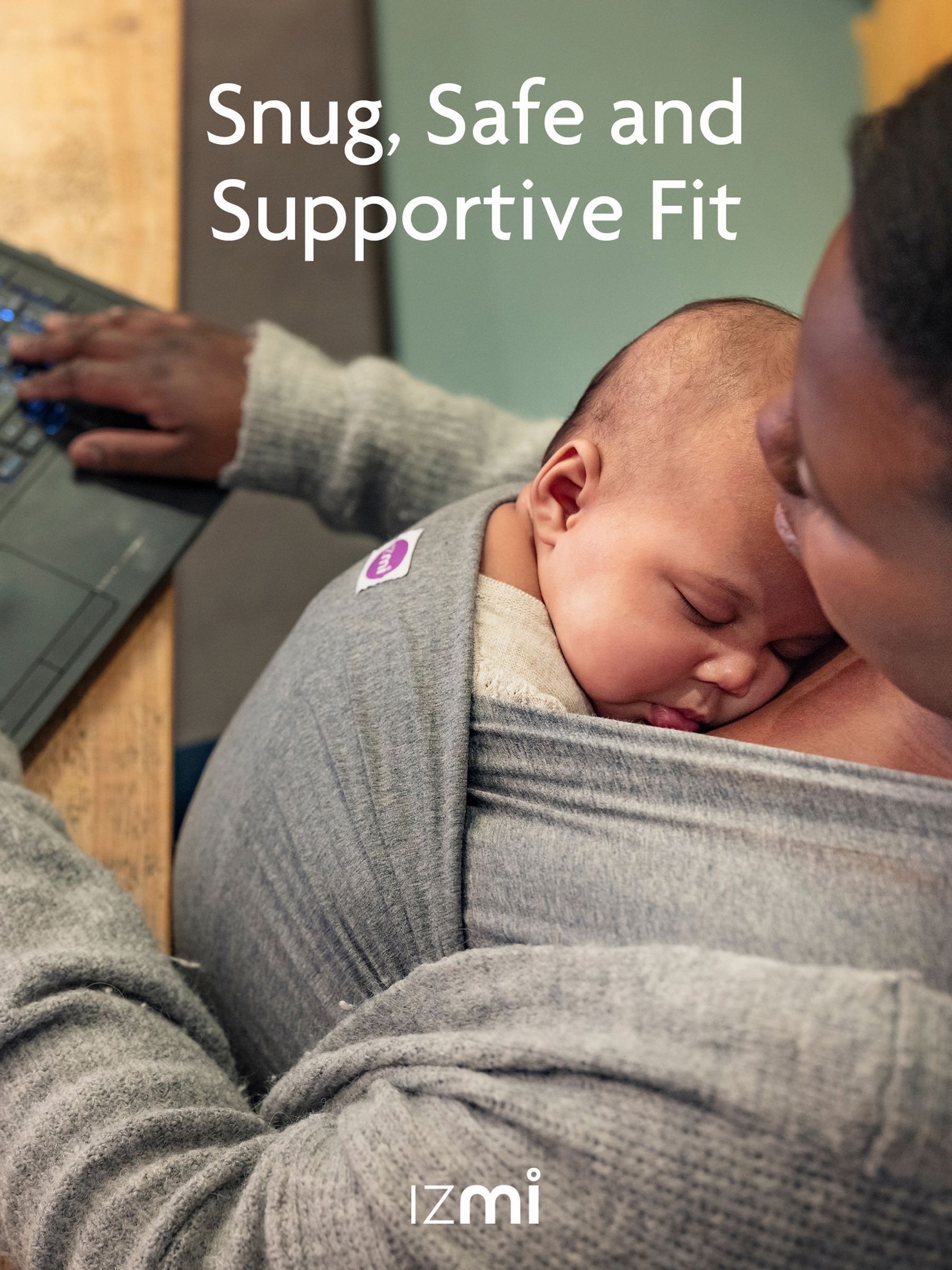 Izmi Essential Baby Wrap - Image 4 of 9