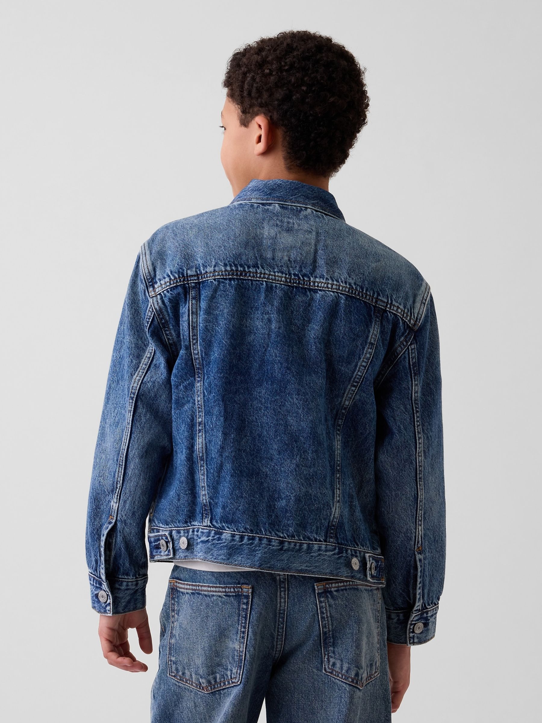 Medium Wash Icon Denim Jacket - Image 2 of 5