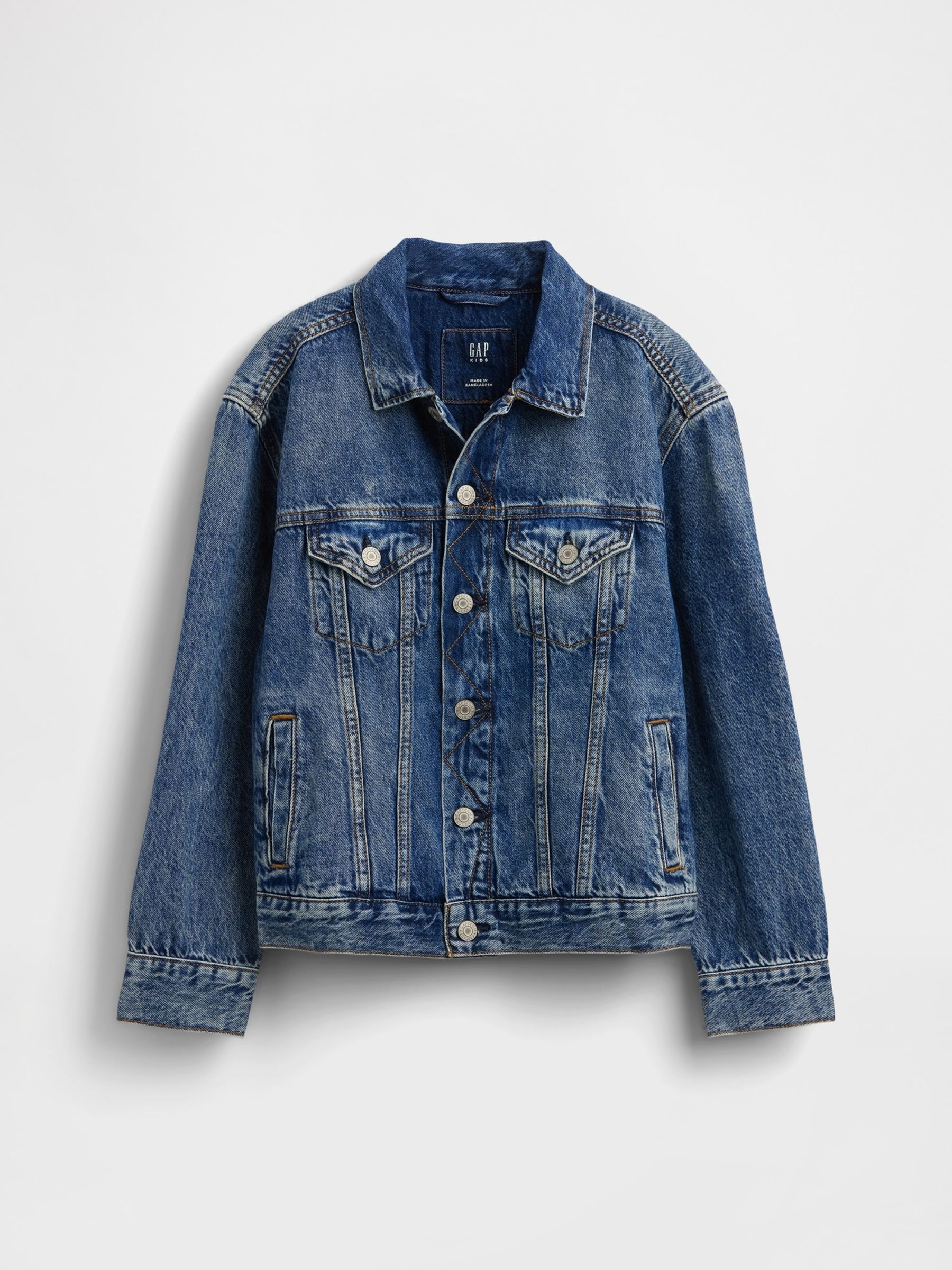 Medium Wash Icon Denim Jacket - Image 5 of 5