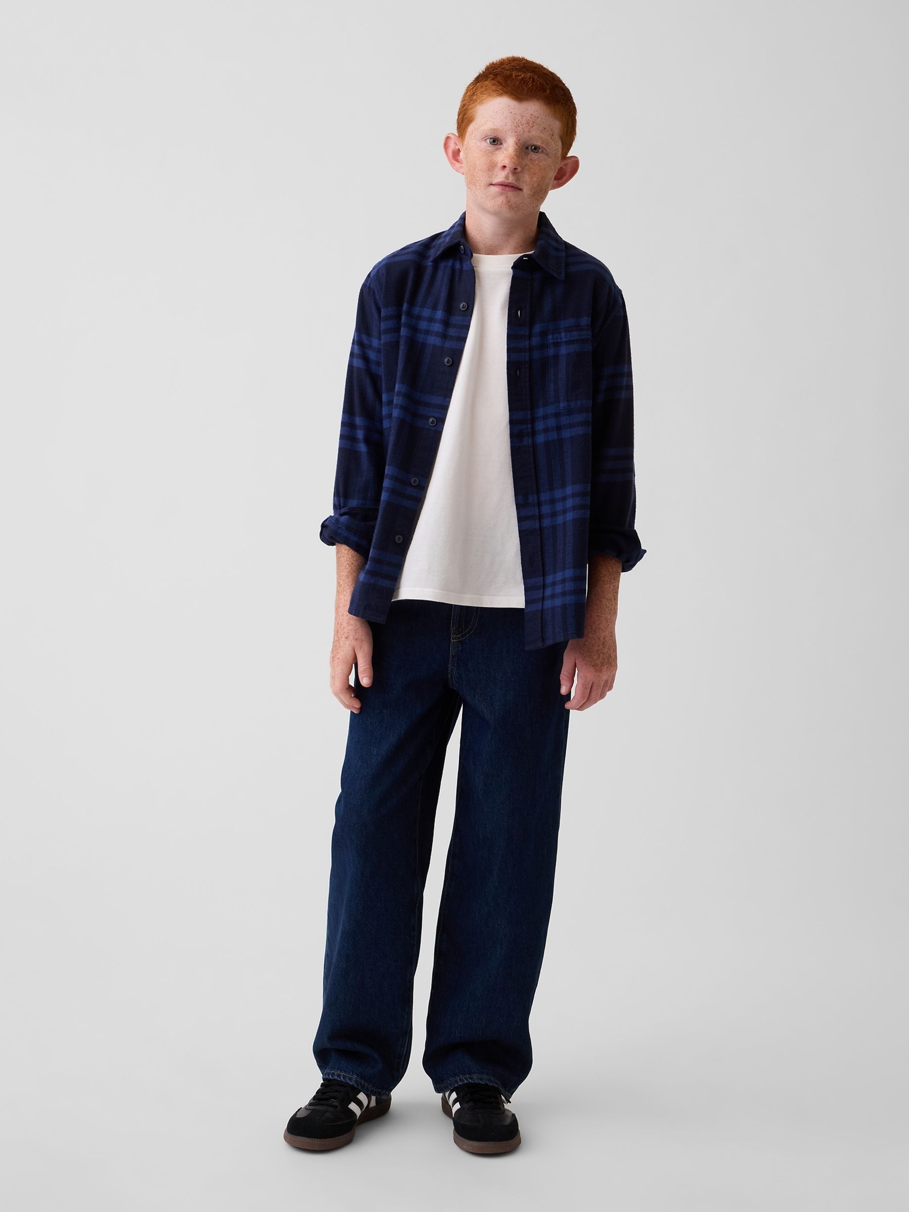 Dark Wash Baggy Jeans - Image 3 of 5