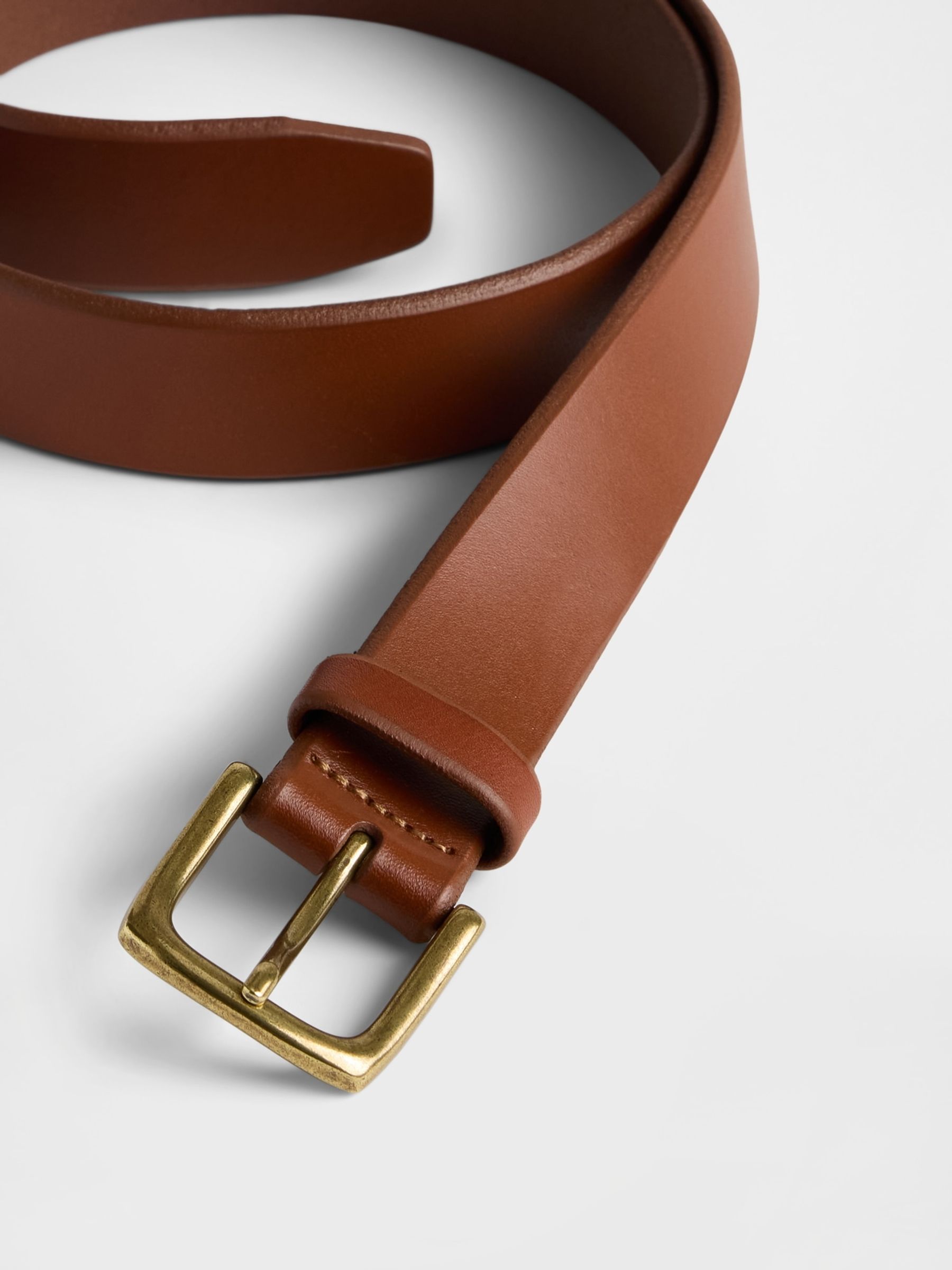 Brown Leather Belt - Image 4 of 4