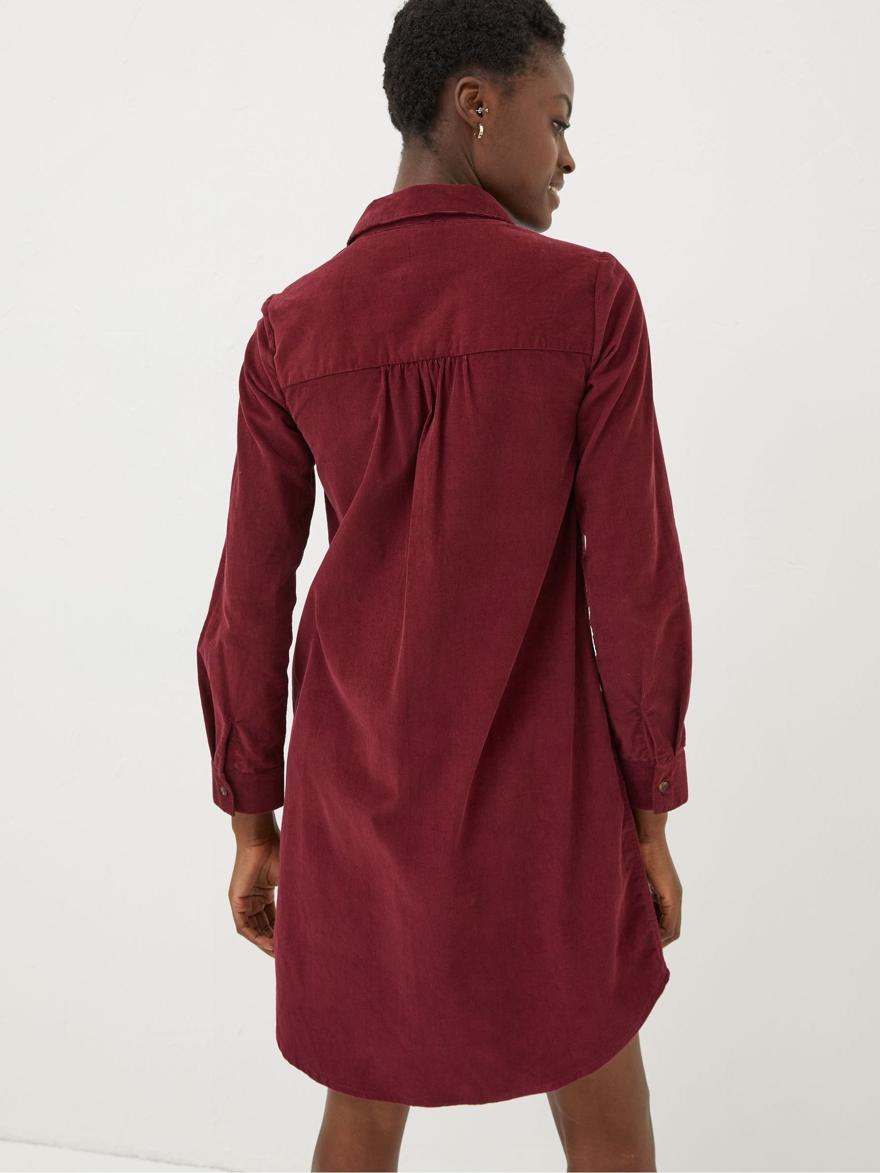 Red Chester Cord Dress - Image 2 of 5