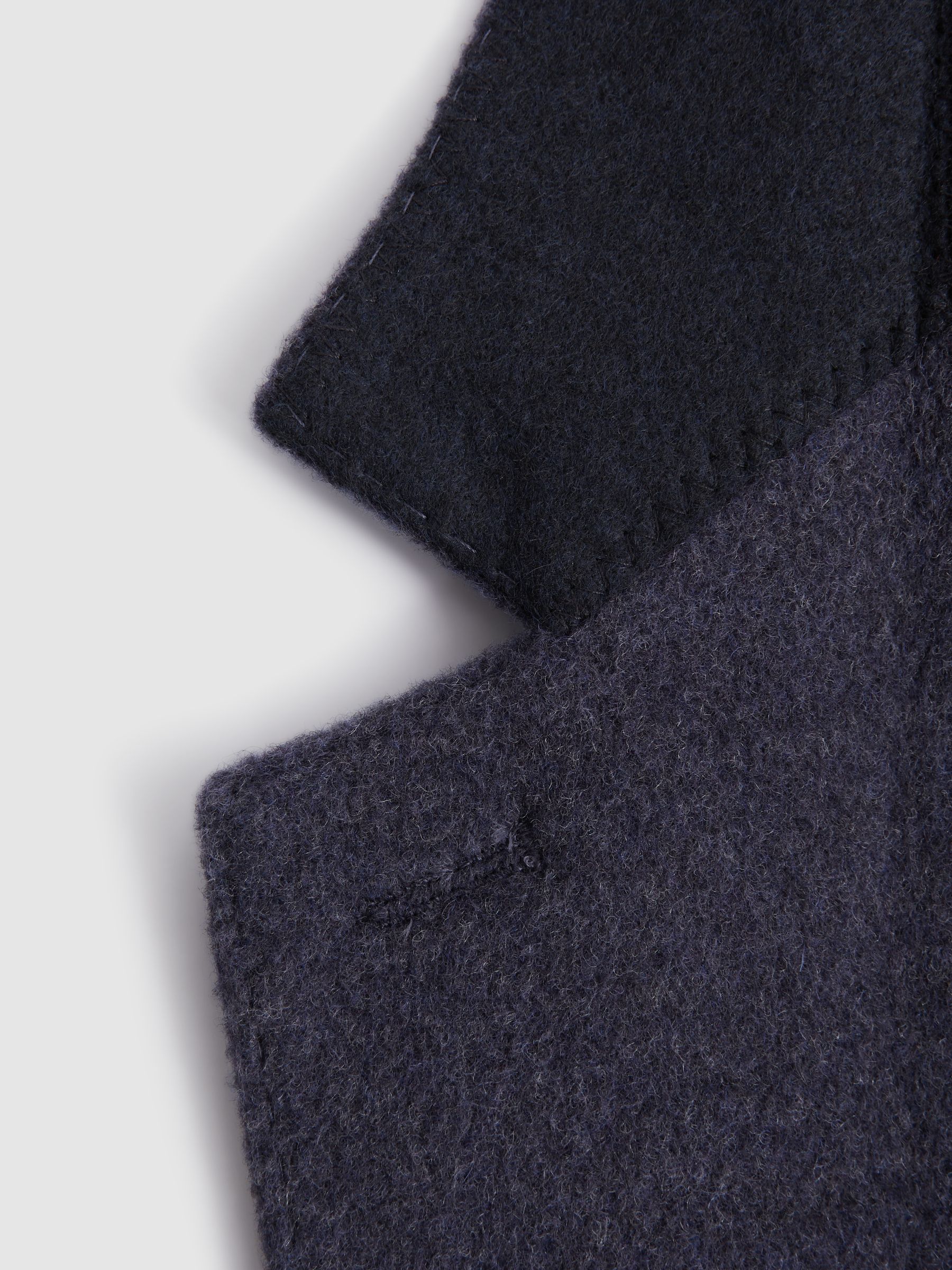 Modern Fit Wool Blend Single Breasted Blazer in Airforce Blue - Image 7 of 7