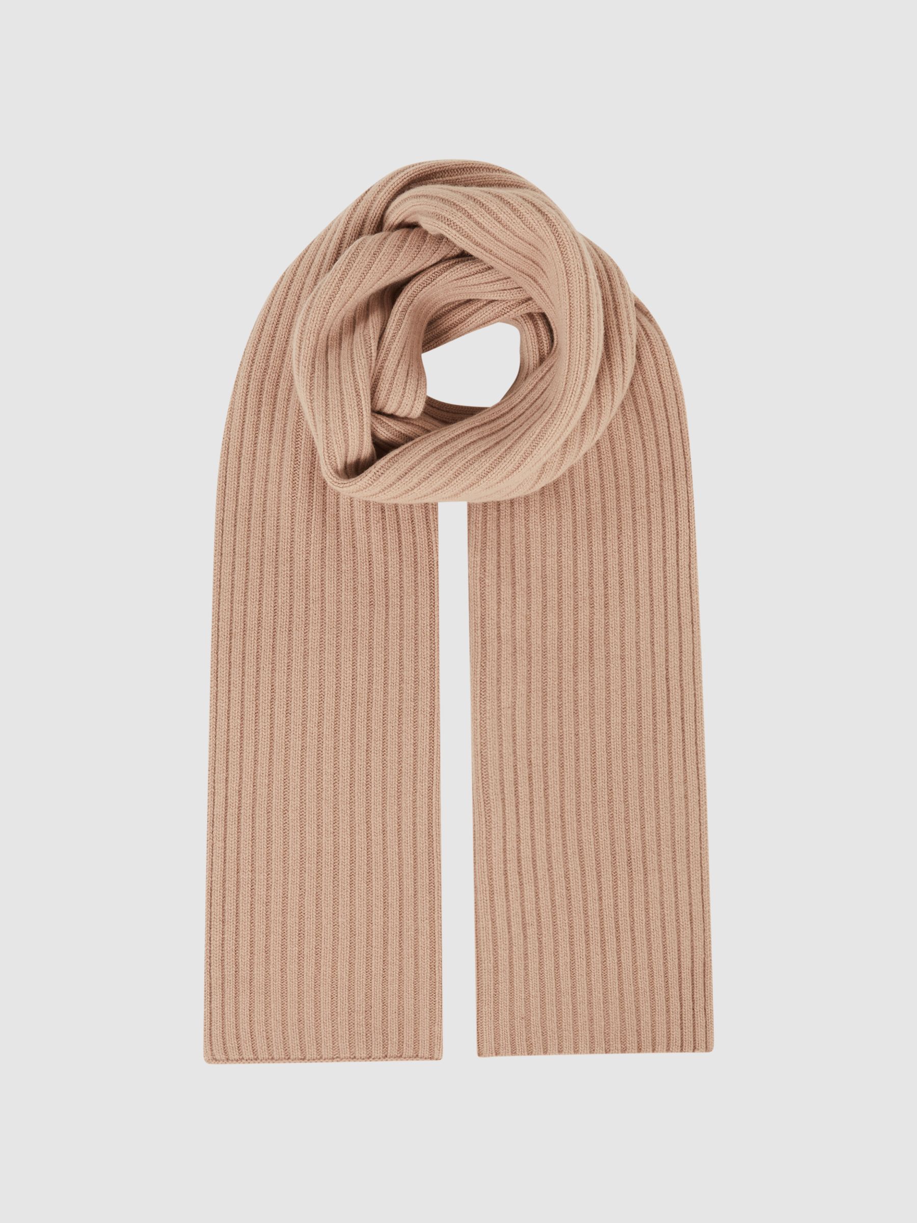 Cashmere-Wool Scarf in Pink - Image 4 of 5