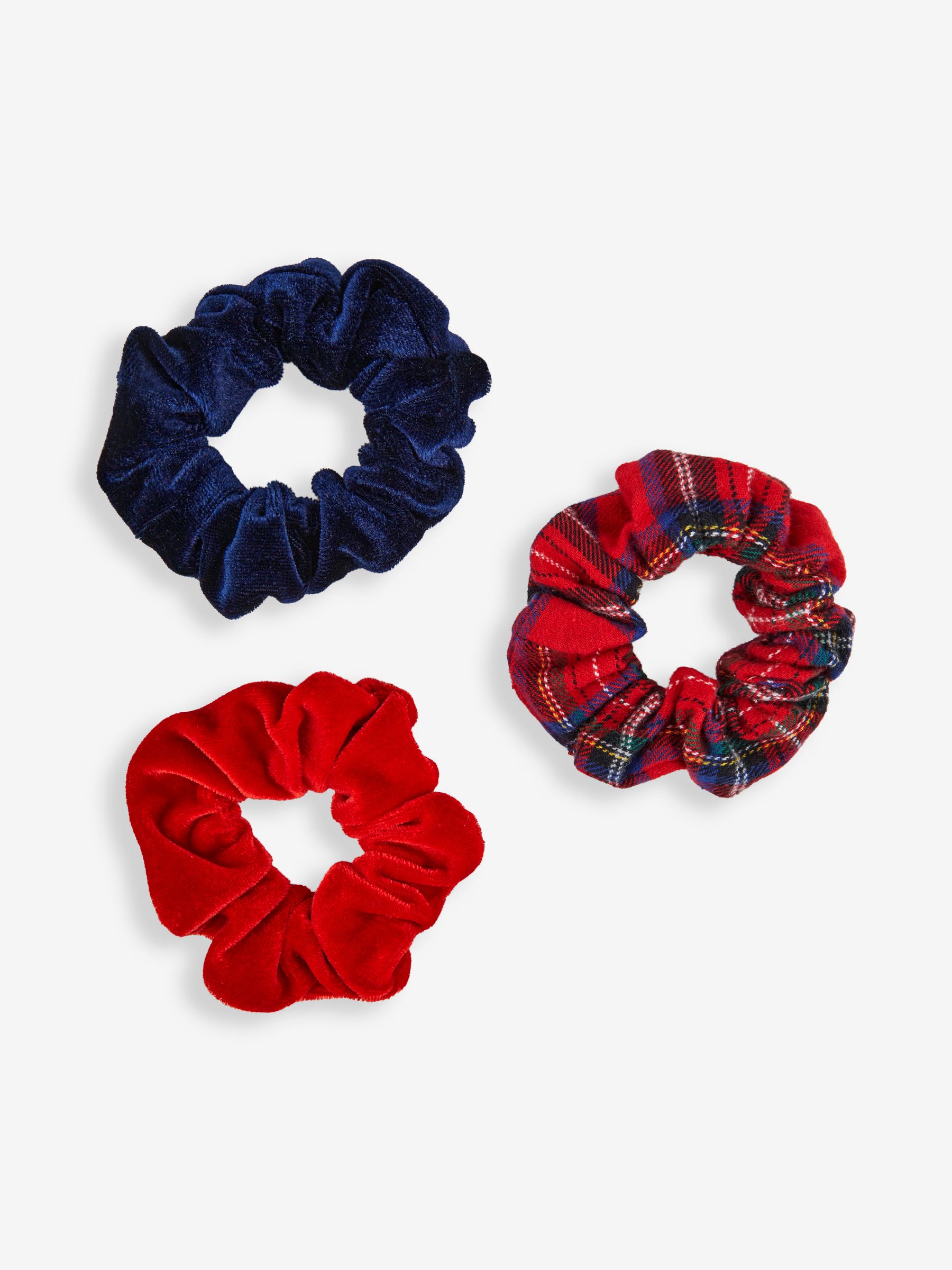 3-Pack Scrunchies in Navy - Image 1 of 3
