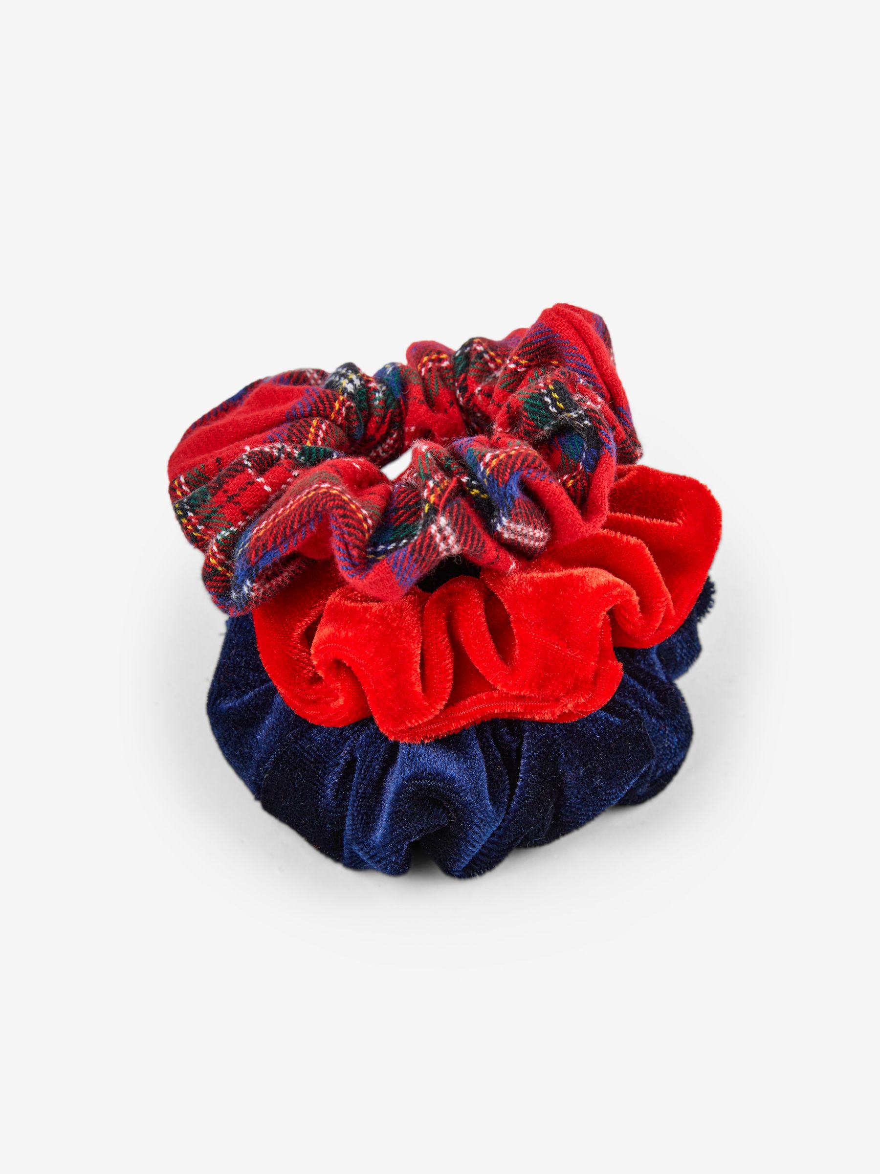 3-Pack Scrunchies in Navy - Image 2 of 3