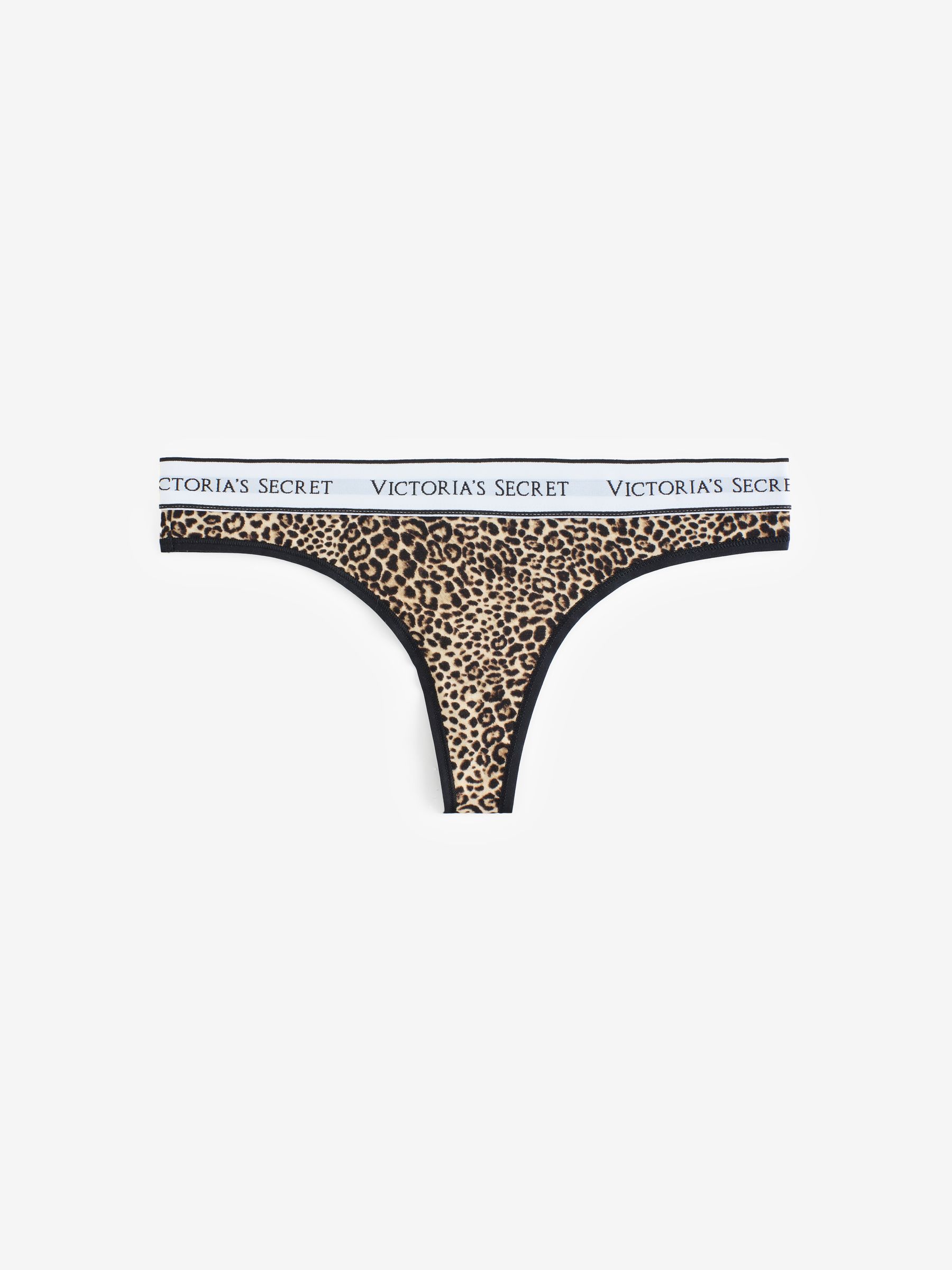Pink/Leopard/Purple Thong Logo 4 Pack Knickers - Image 3 of 7