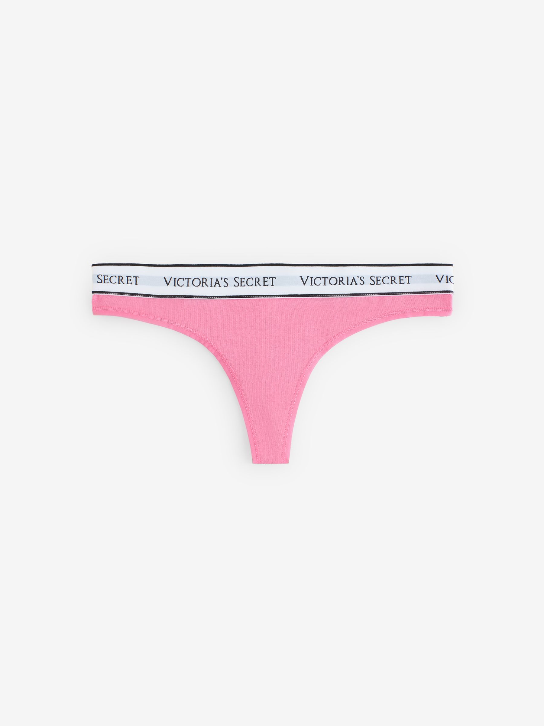 Pink/Leopard/Purple Thong Logo 4 Pack Knickers - Image 5 of 7