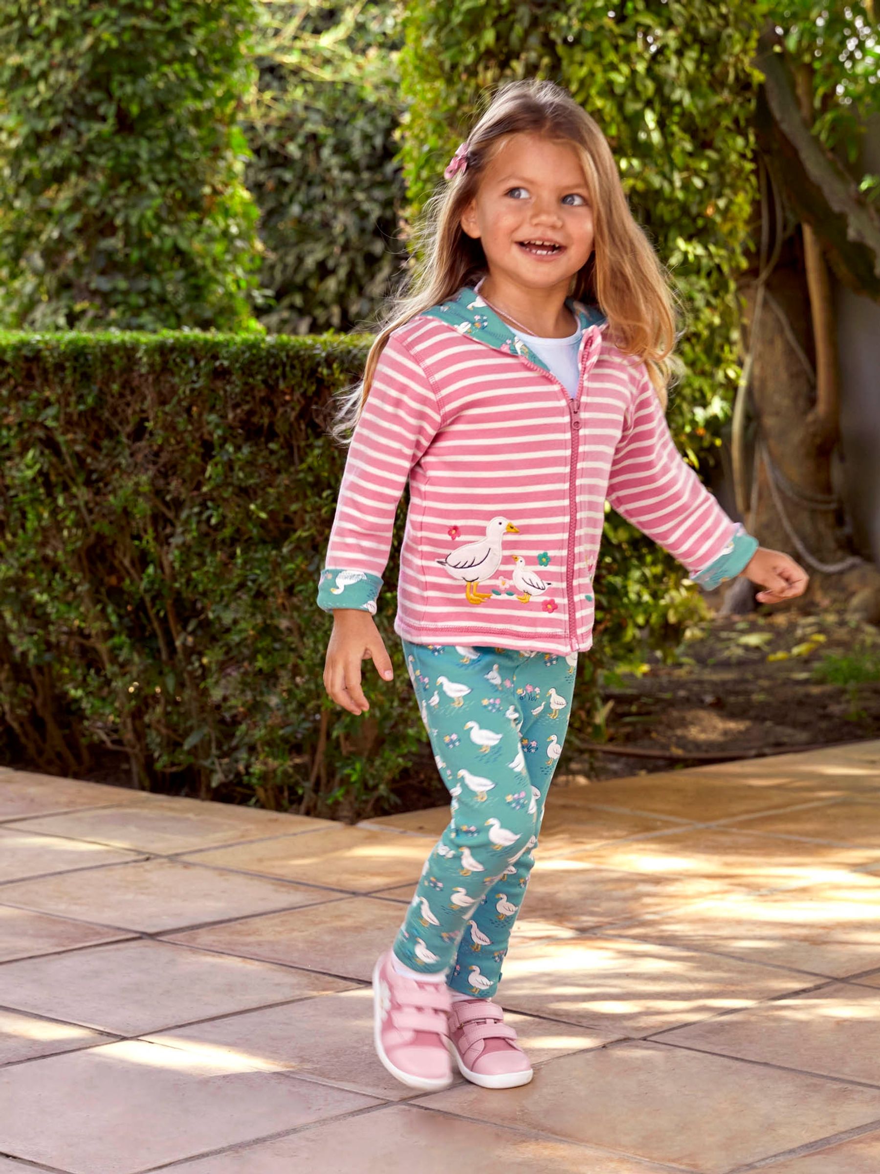 Duck Egg 2-Pack Duck Print & Pink Leggings - Image 6 of 7