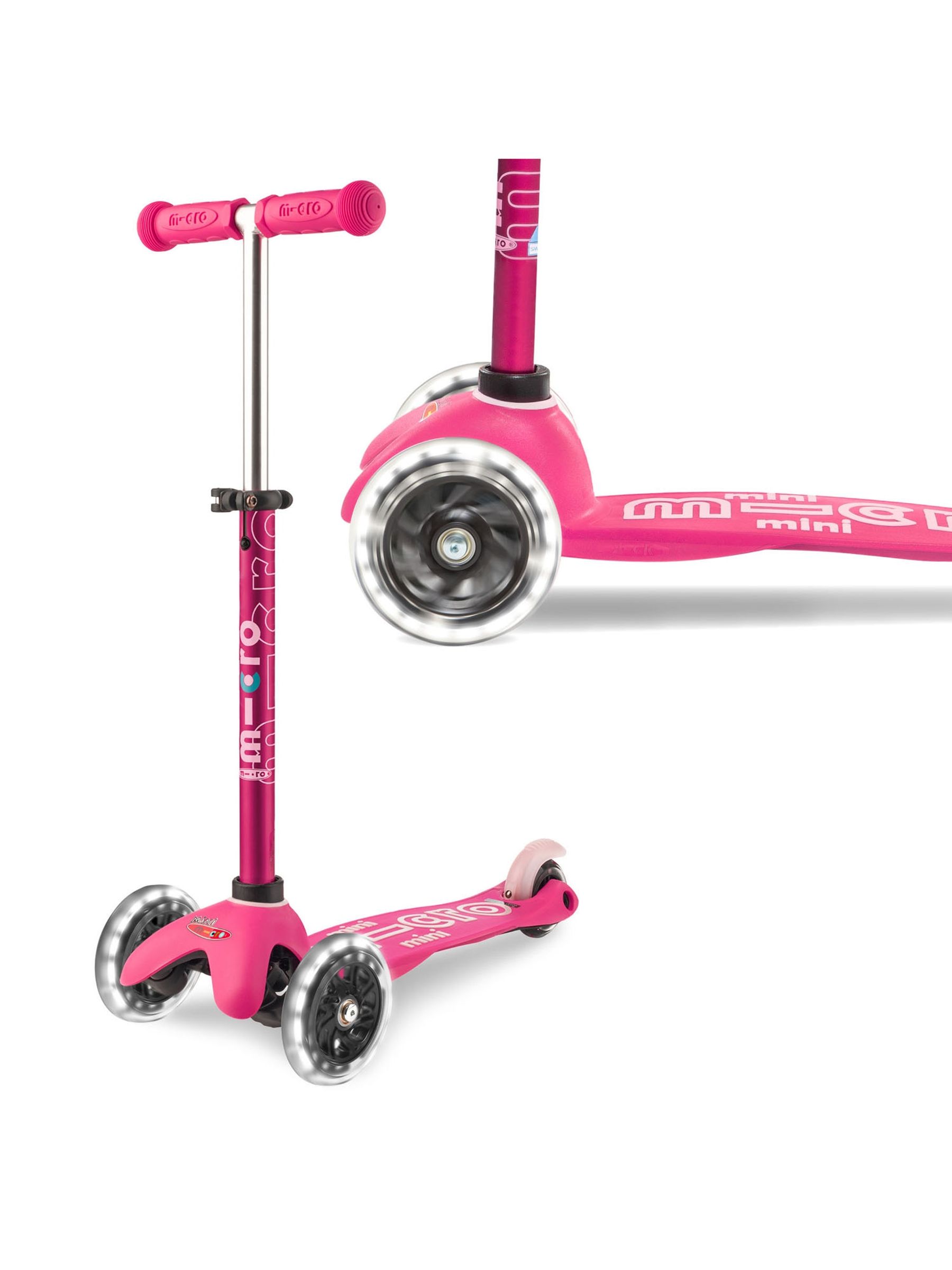 Pink Micro Scooters Mini Micro Deluxe LED Scooter - Image 5 of 10