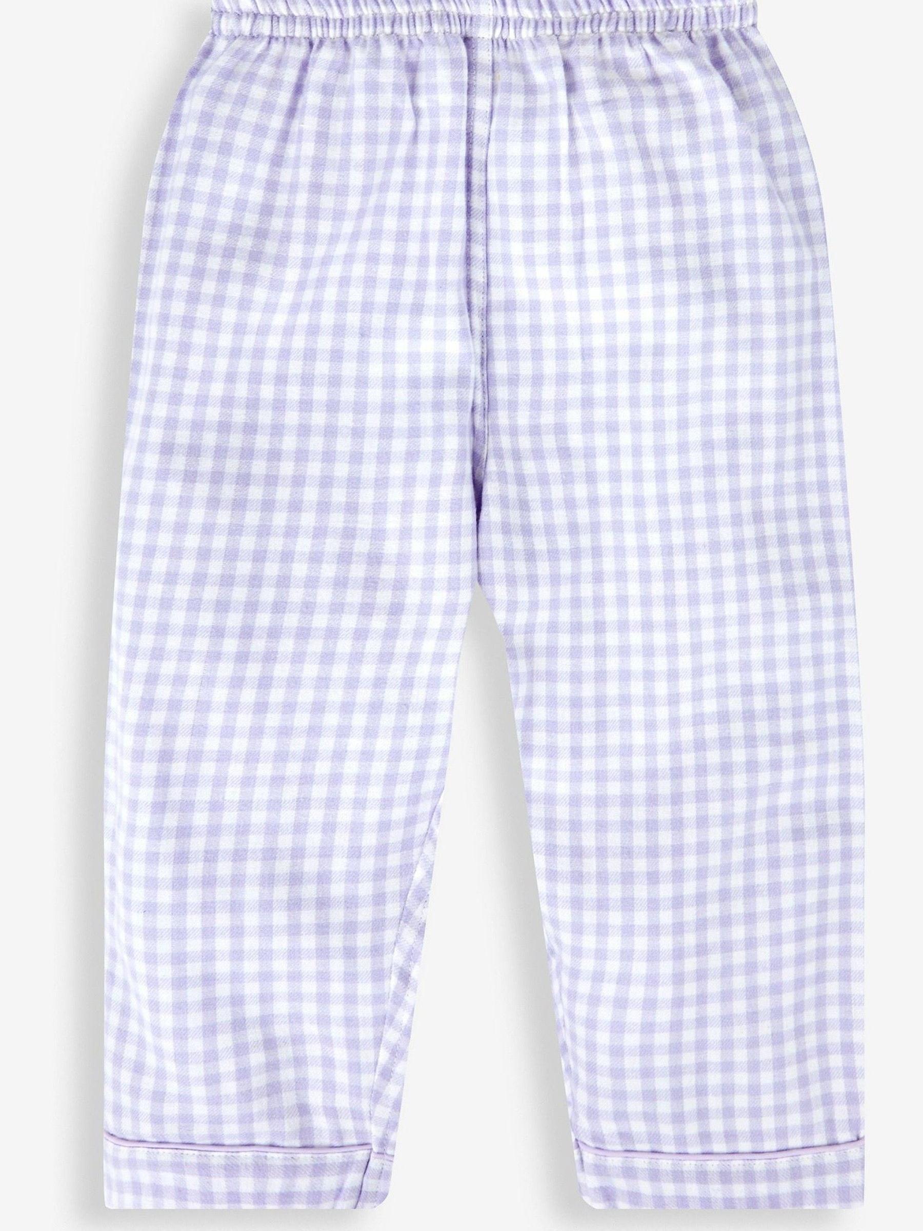 Lilac Hedgehog Check Pyjamas - Image 3 of 6