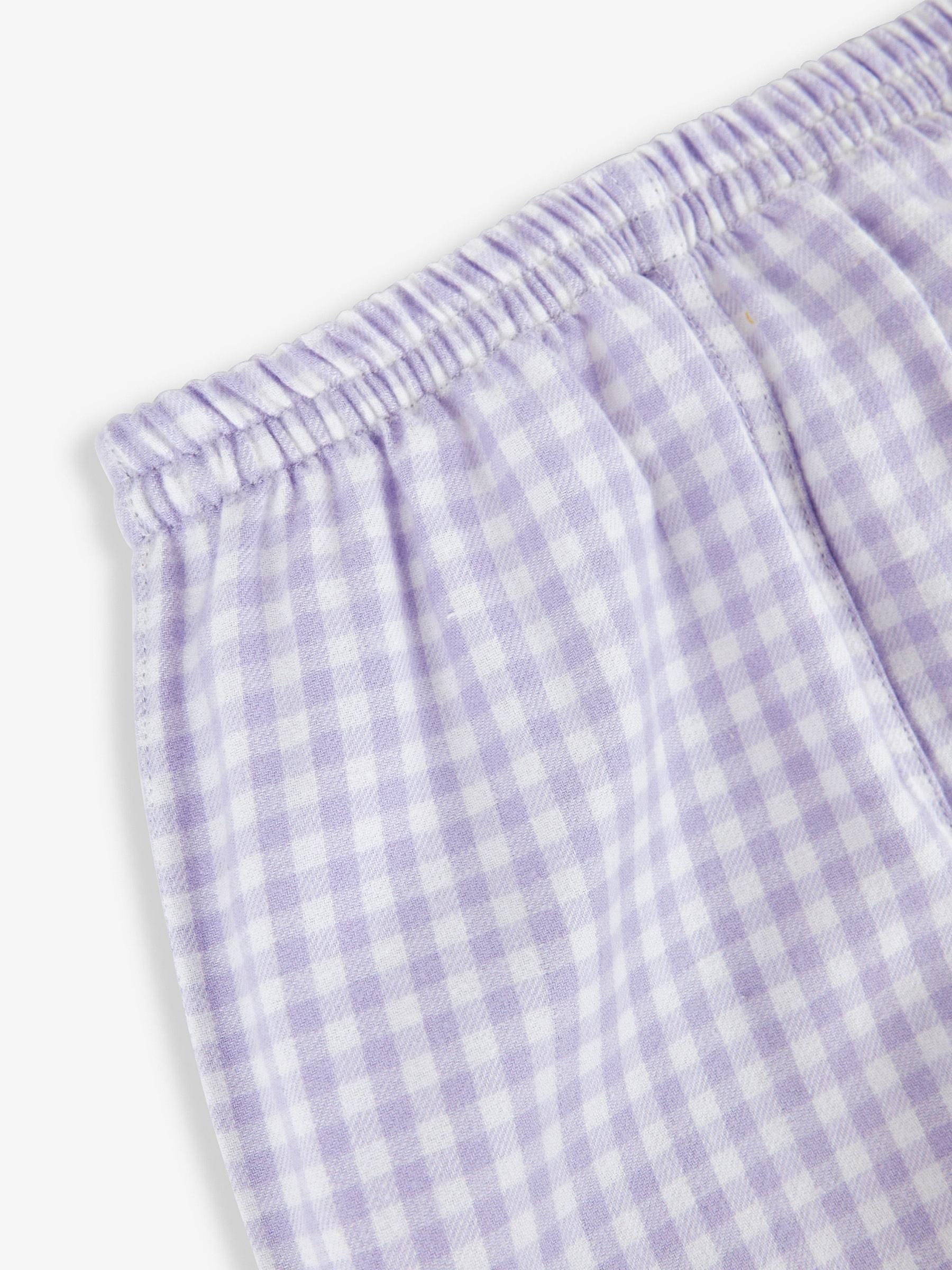 Lilac Hedgehog Check Pyjamas - Image 6 of 6