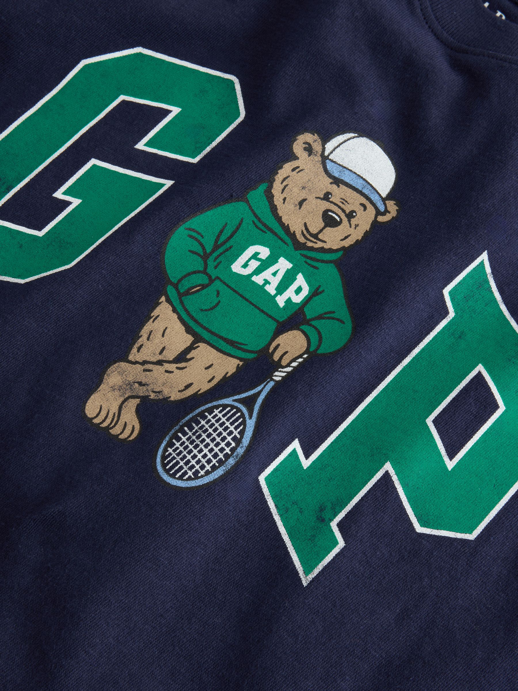 Navy Brannan Bear Logo Short Sleeve T-Shirt - Image 4 of 5