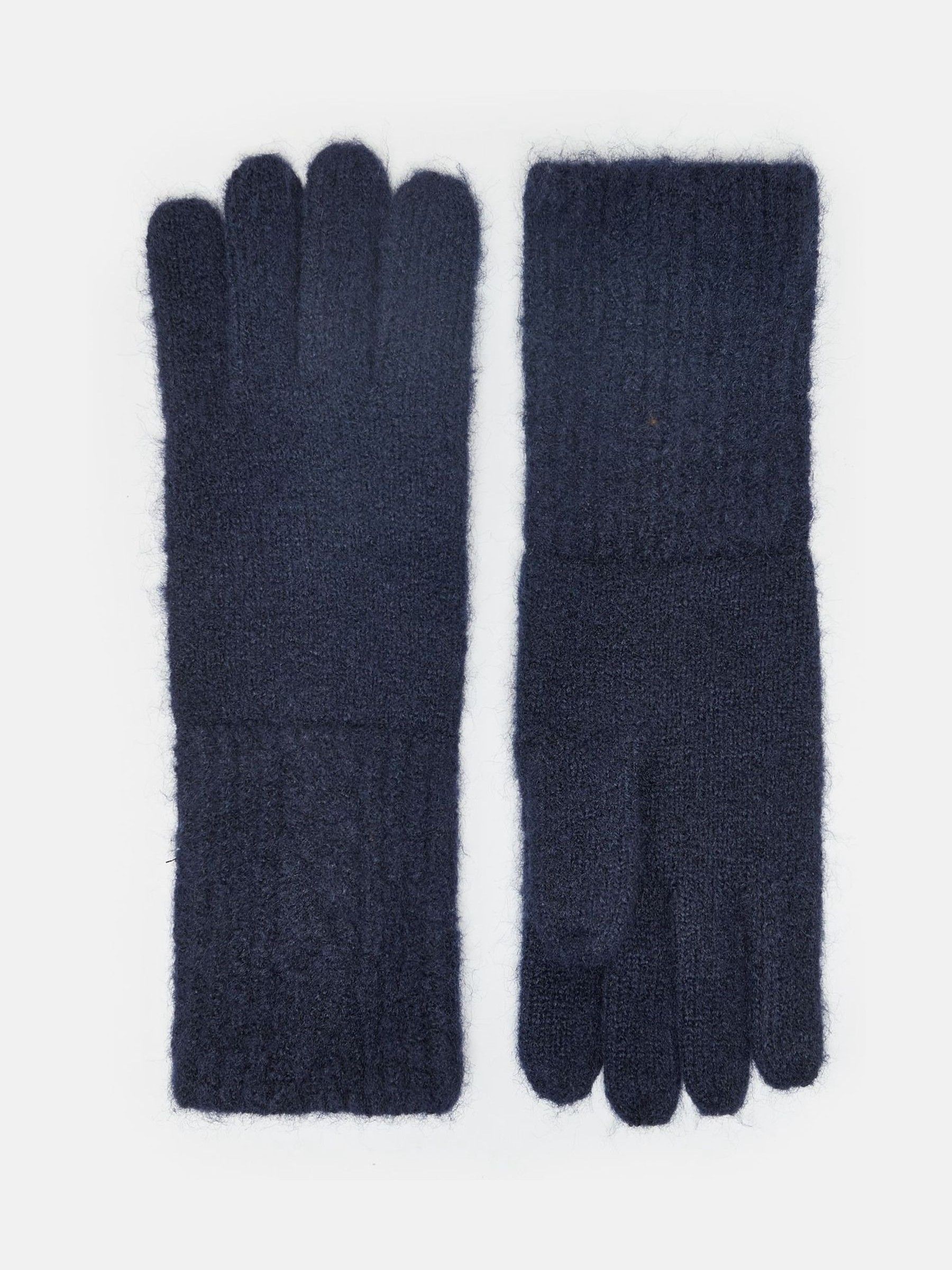 Effie Navy Knitted Gloves - Image 2 of 3