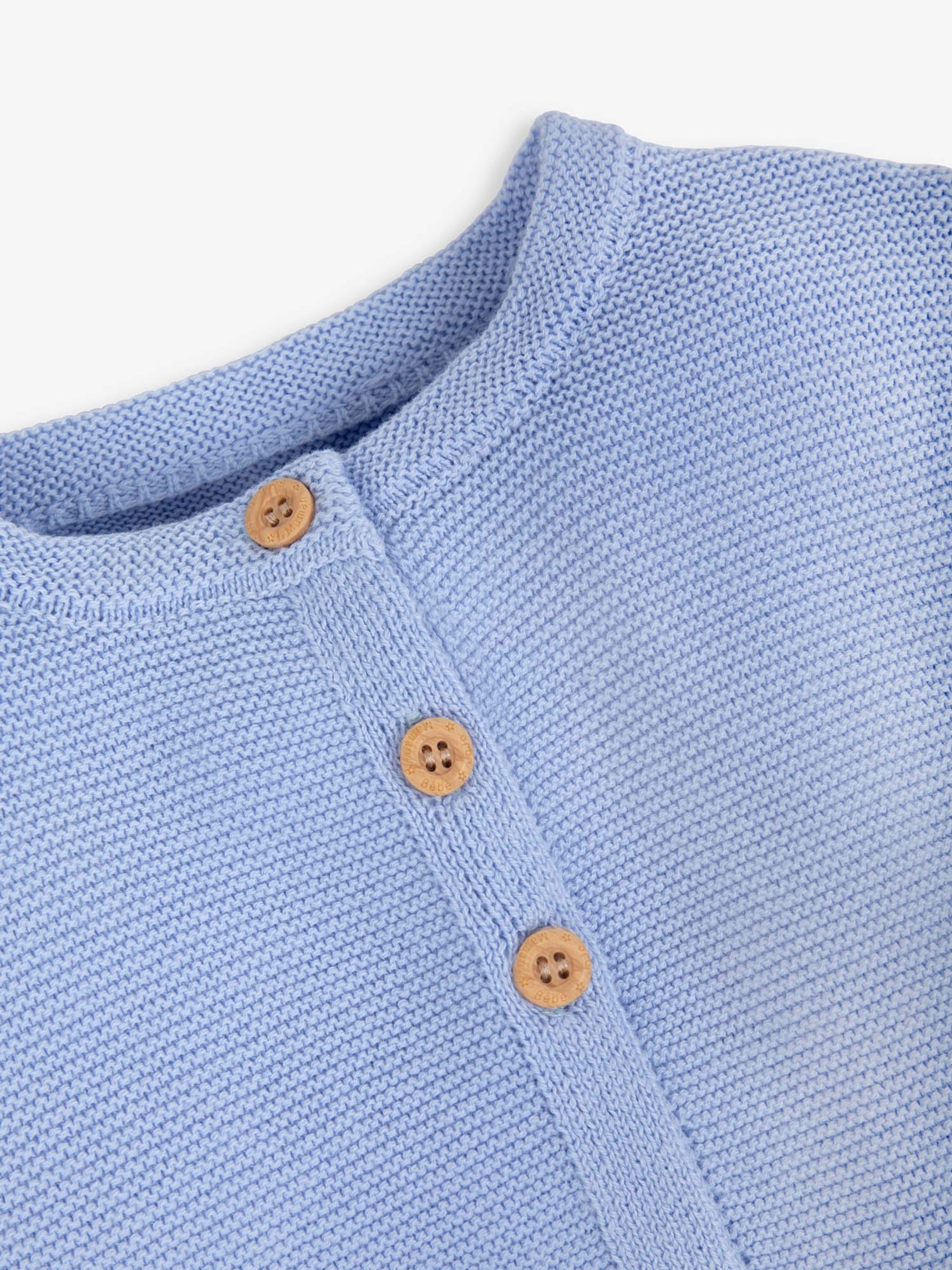 Blue Cotton Cardigan - Image 3 of 4