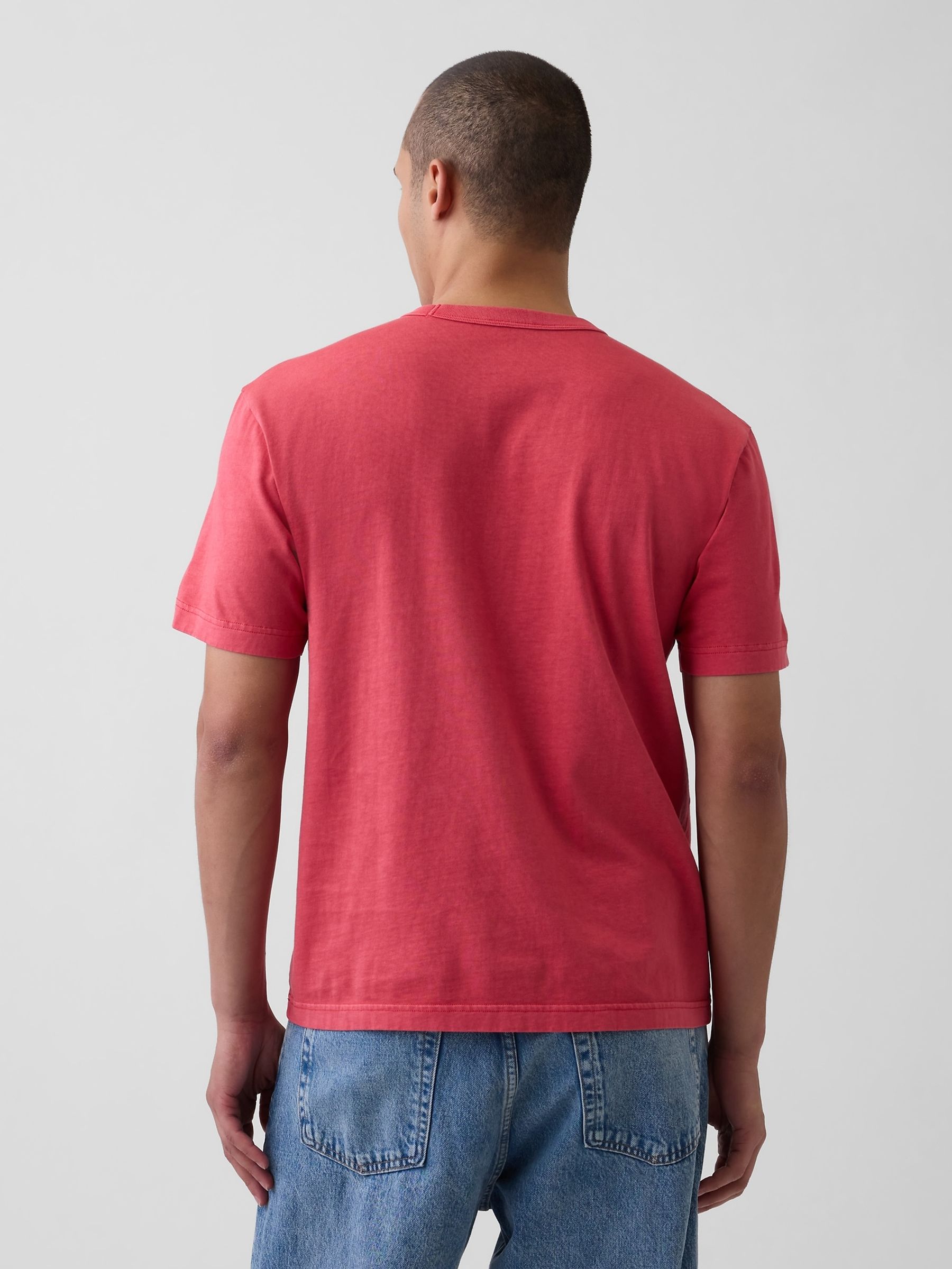 Red Relaxed Short Sleeve T-Shirt - Image 2 of 4