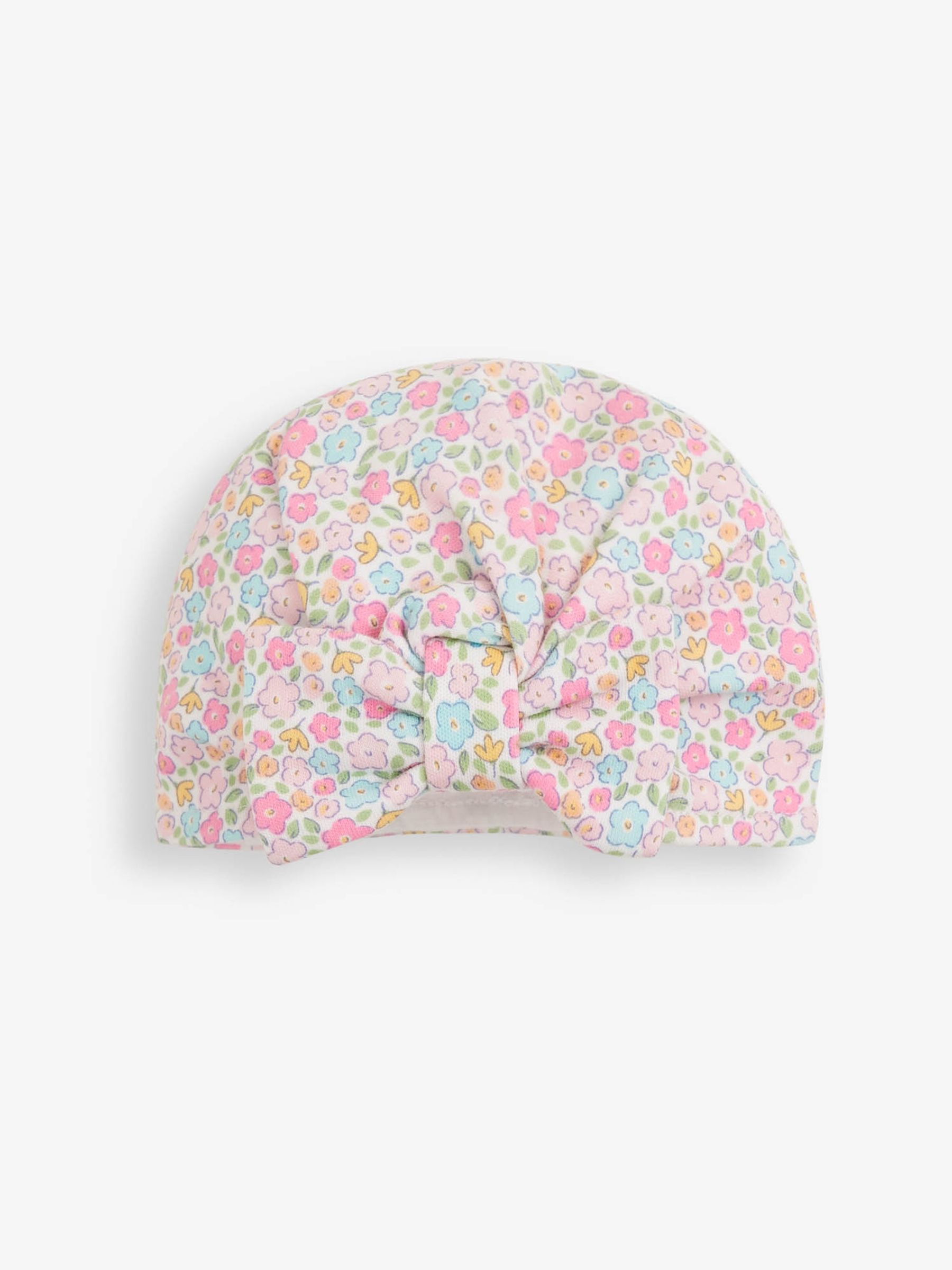 Pink Ditsy Baby Turban - Image 2 of 2