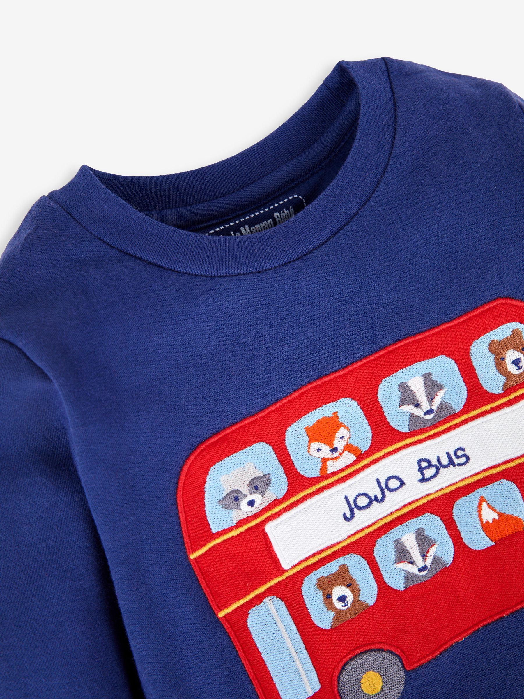 Navy Mix & Match Bus Pyjamas - Image 4 of 5