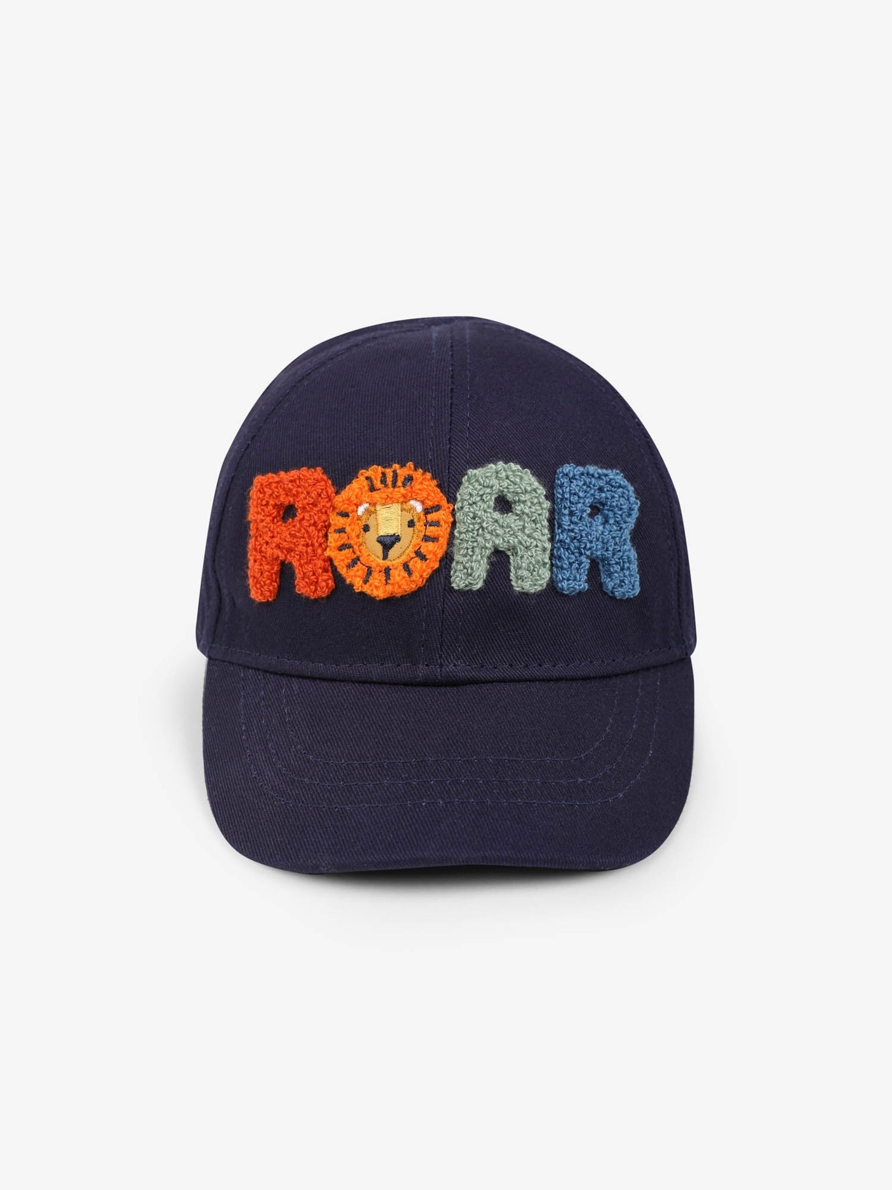 Navy Blue Roar Appliqué Cap - Image 3 of 4