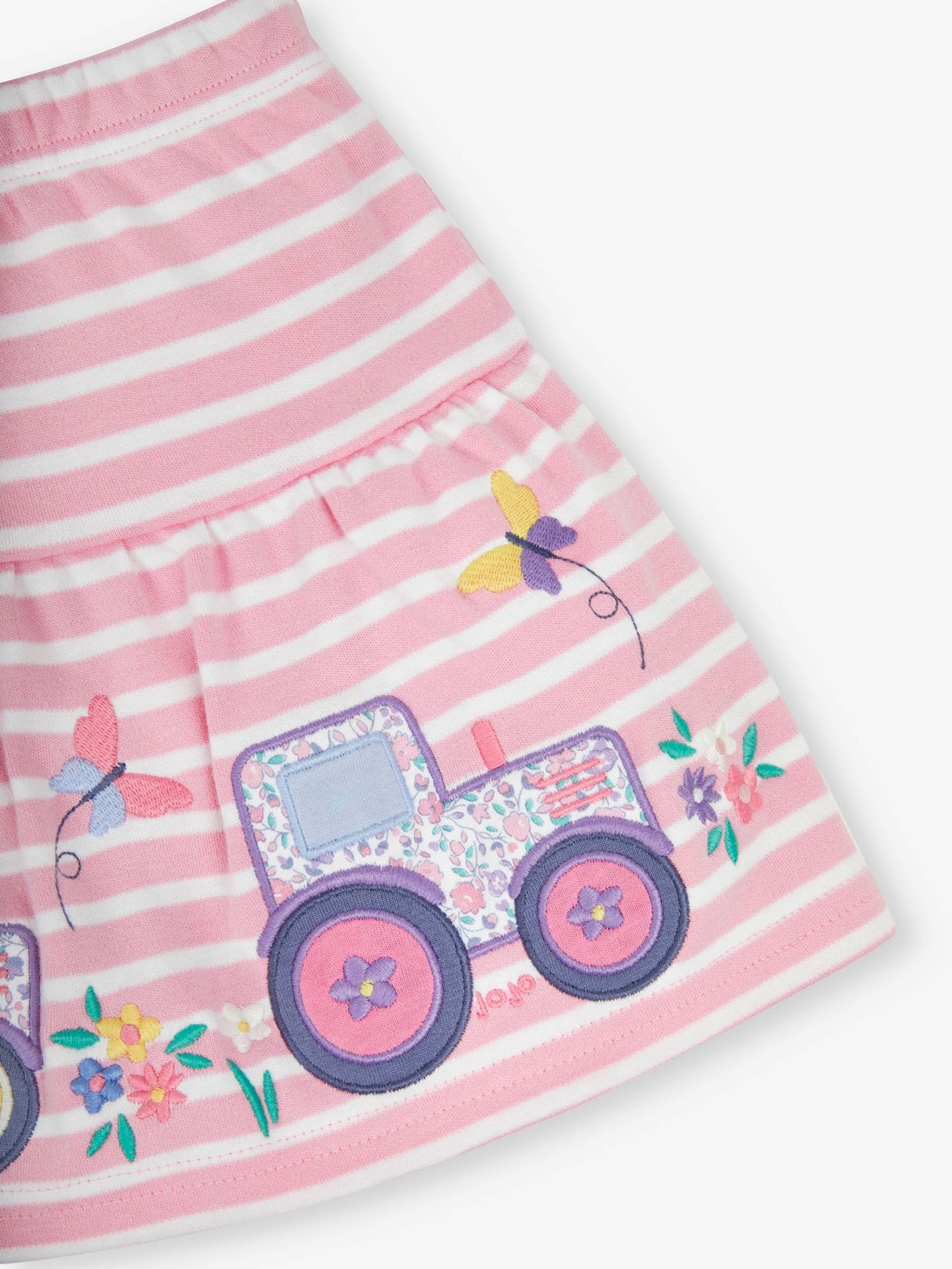 Pink Tractor Appliqué Skort - Image 3 of 3