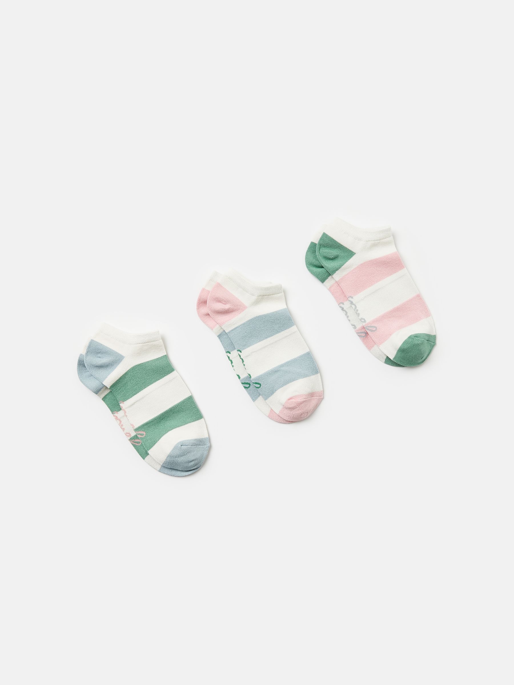 Women's Rilla Striped Trainer Socks (size 4-8) - Image 1 of 3