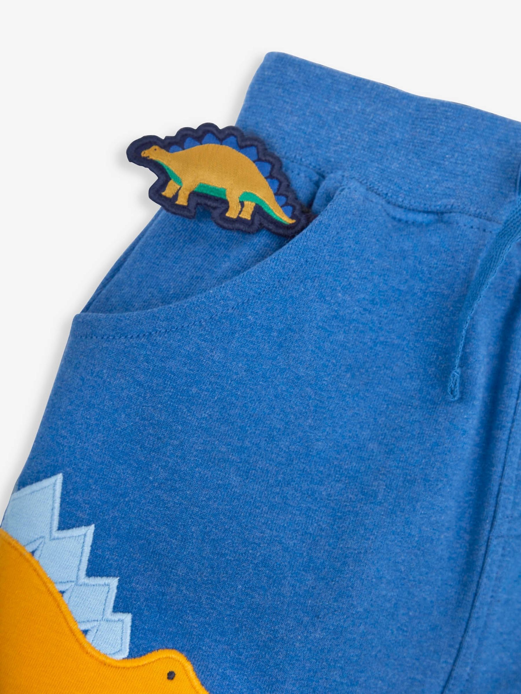 Cobalt Dino Appliqué With Pet In Pockets Shorts - Image 3 of 3