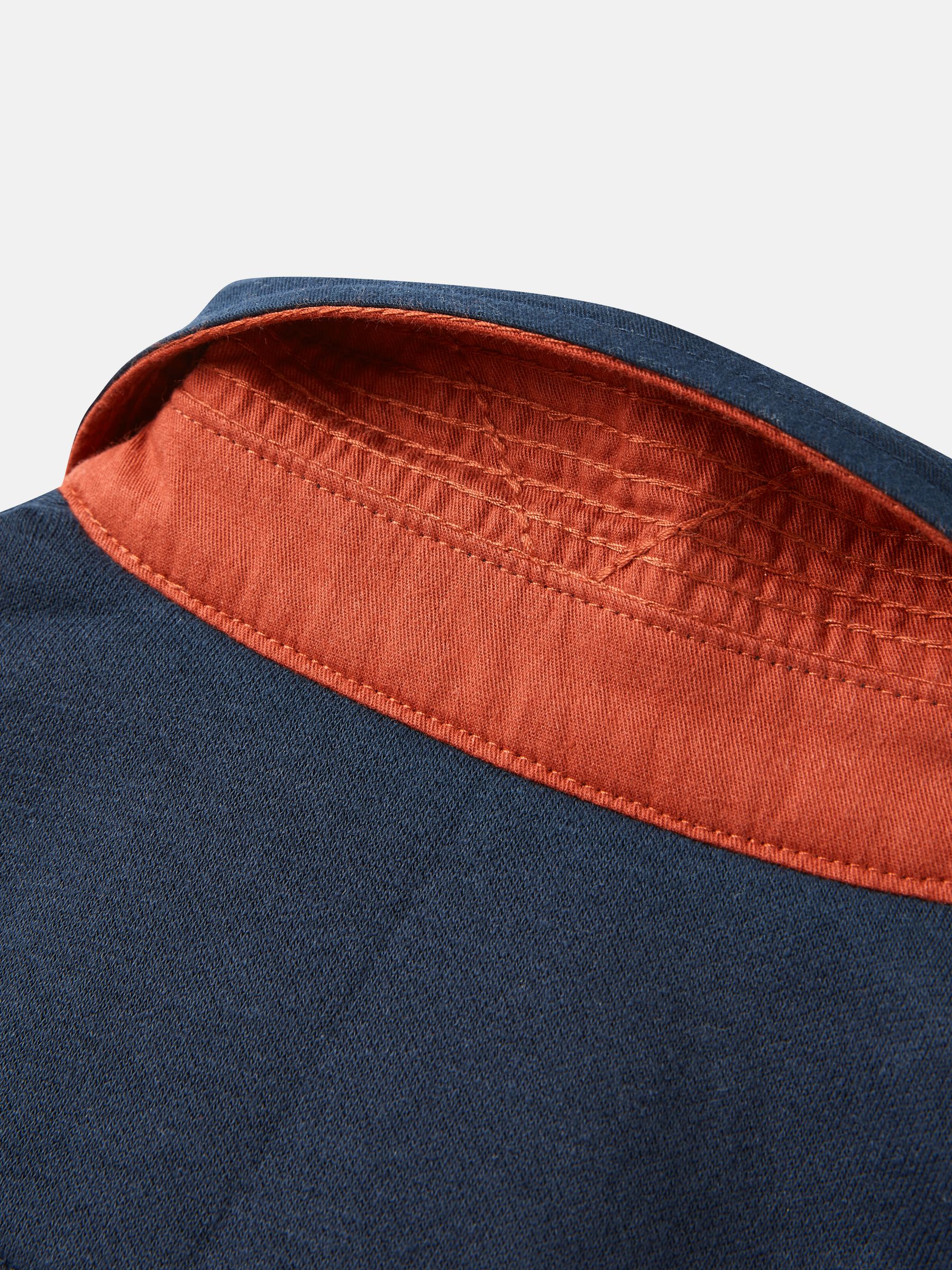 Try Navy Blue Rugby Sweatshirt - Image 6 of 8