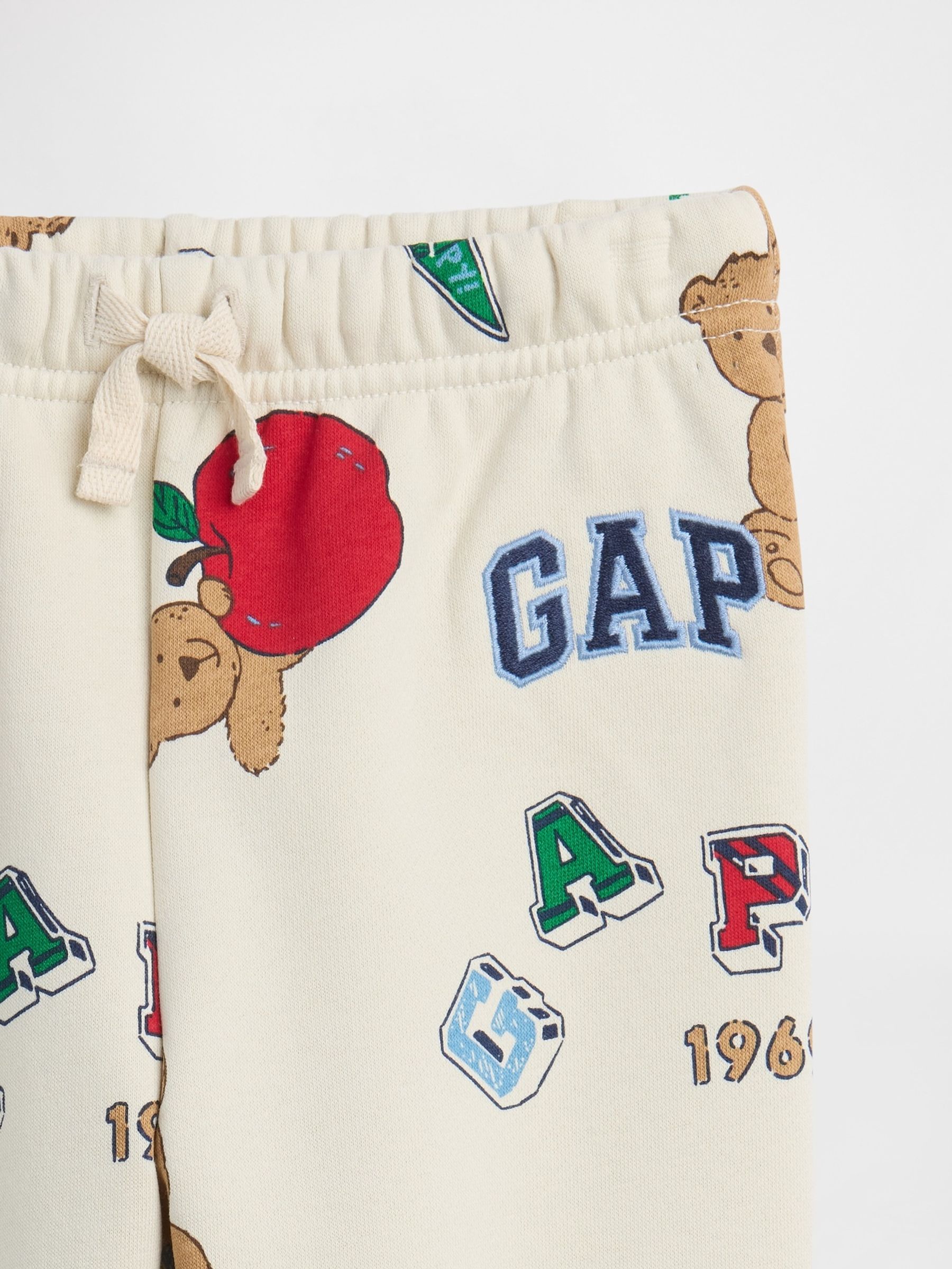 Cream Brannan Bear Relaxed Pull-On Logo Joggers - Image 3 of 3