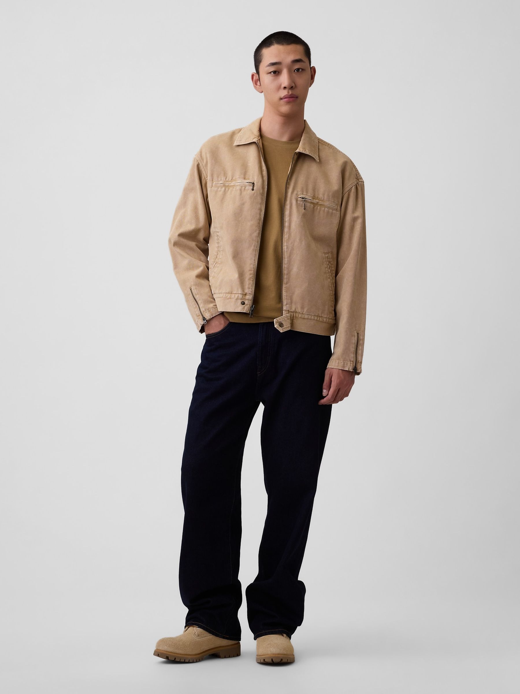 Tan Brown Long Sleeve T-Shirt - Image 3 of 4