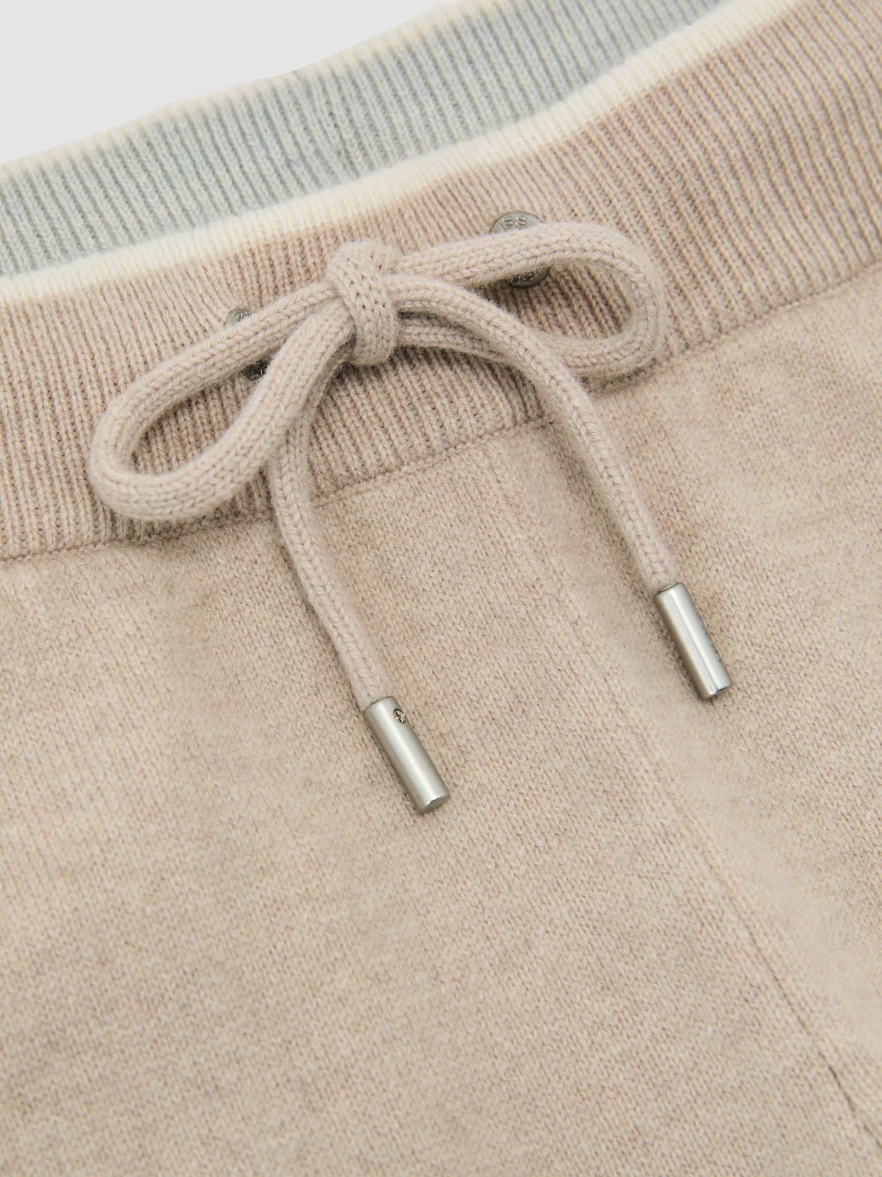 Merino Wool-Blend Cuffed Joggers in Oatmeal - Image 6 of 6