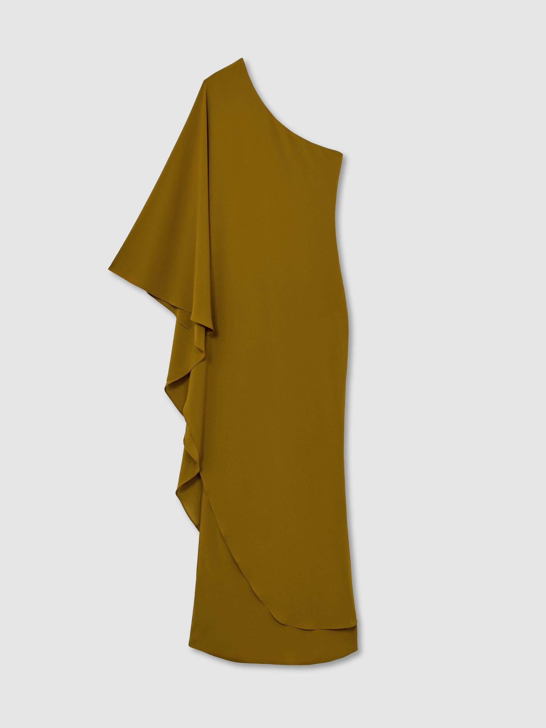 Atelier One-Shoulder Maxi Dress in Green - Image 2 of 5