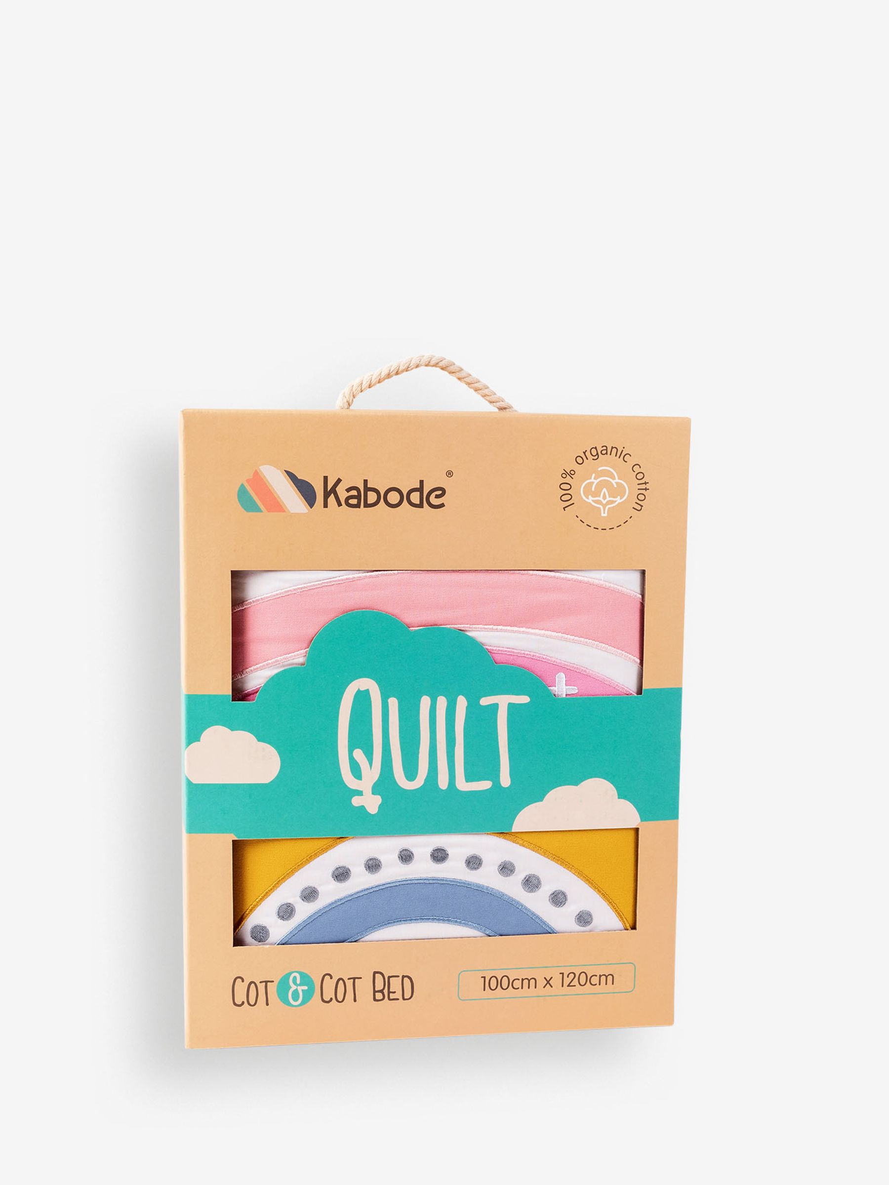 Kabode Rainbow Cot & Cot Bed Quilt - Image 4 of 4