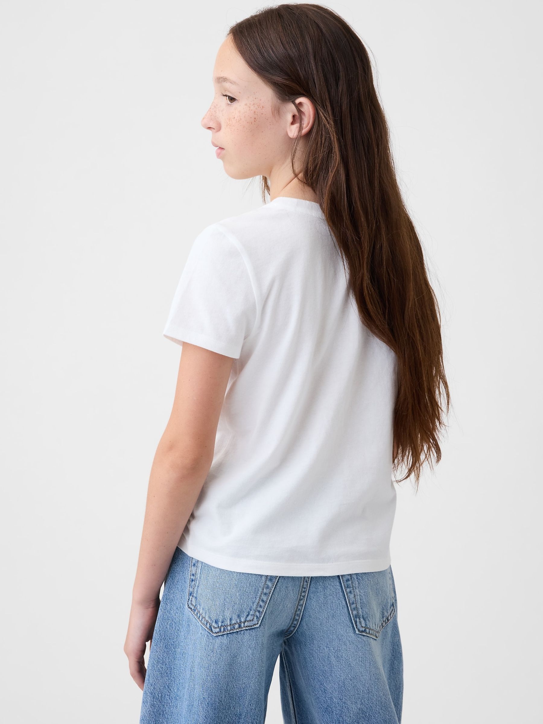 White Brannan Bear Logo Graphic Short Sleeve T-Shirt - Image 2 of 4