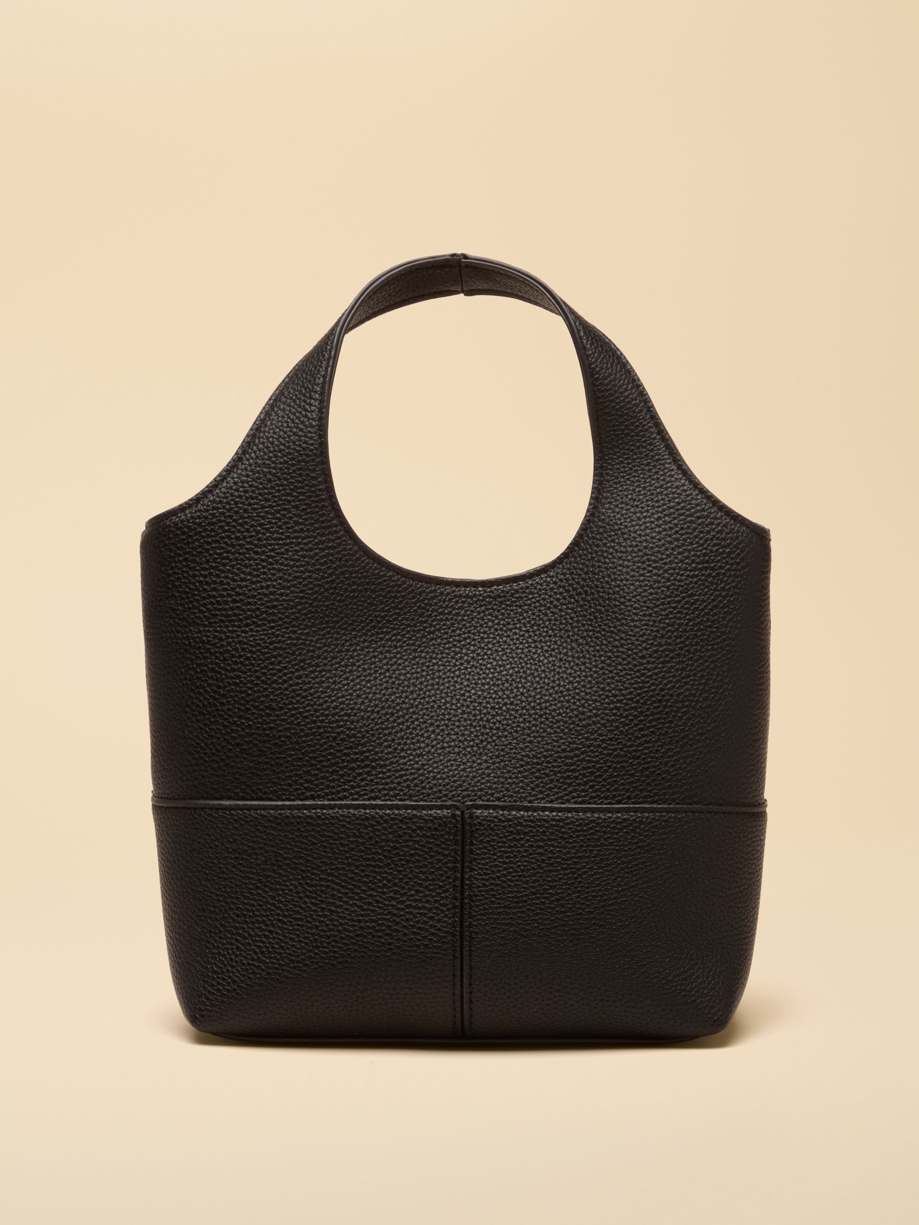 Crossbody Black Tophandle Tote Bag - Image 7 of 8