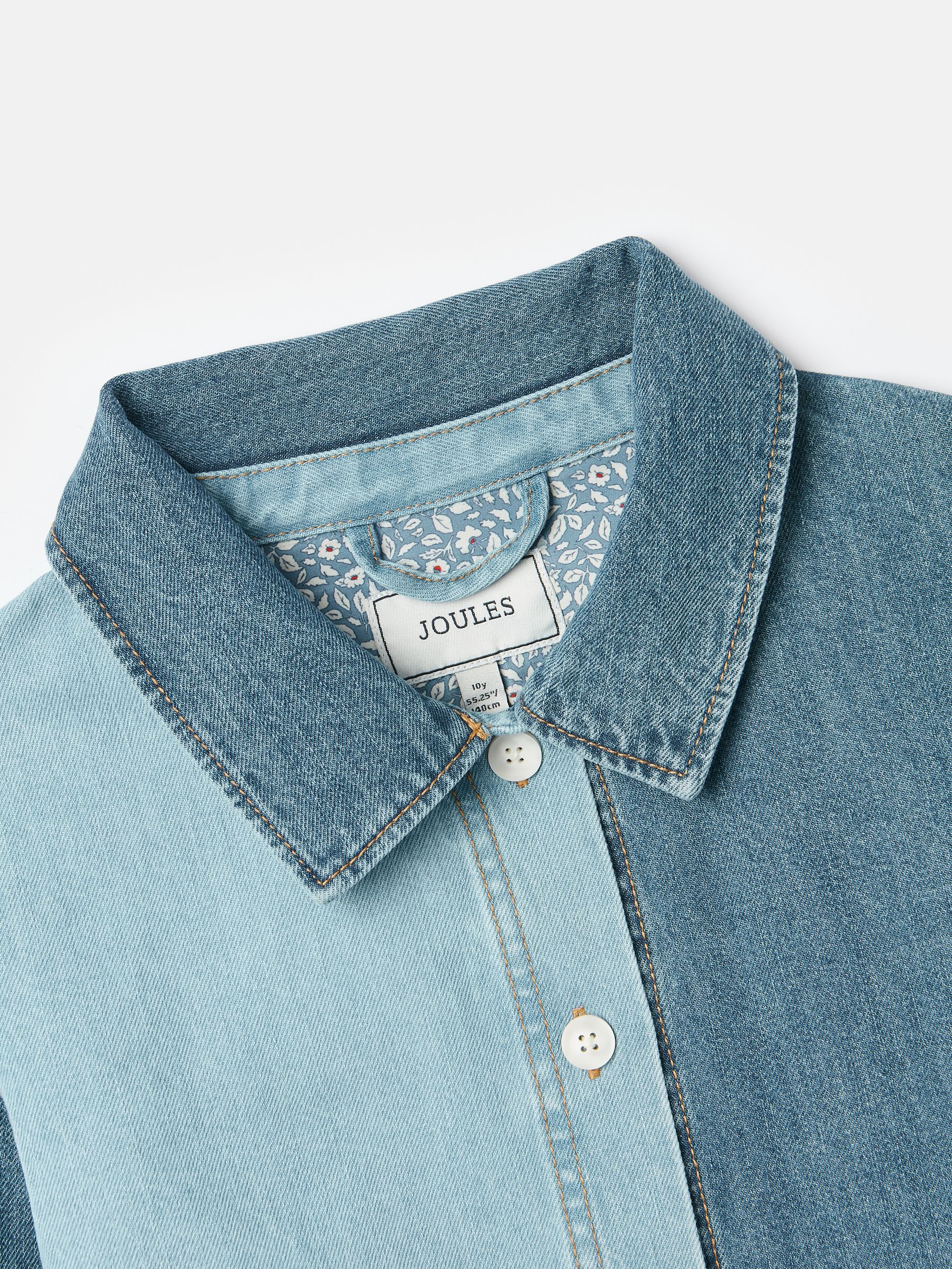 Darley Blue Hotch Potch Denim Chore Jacket - Image 3 of 5