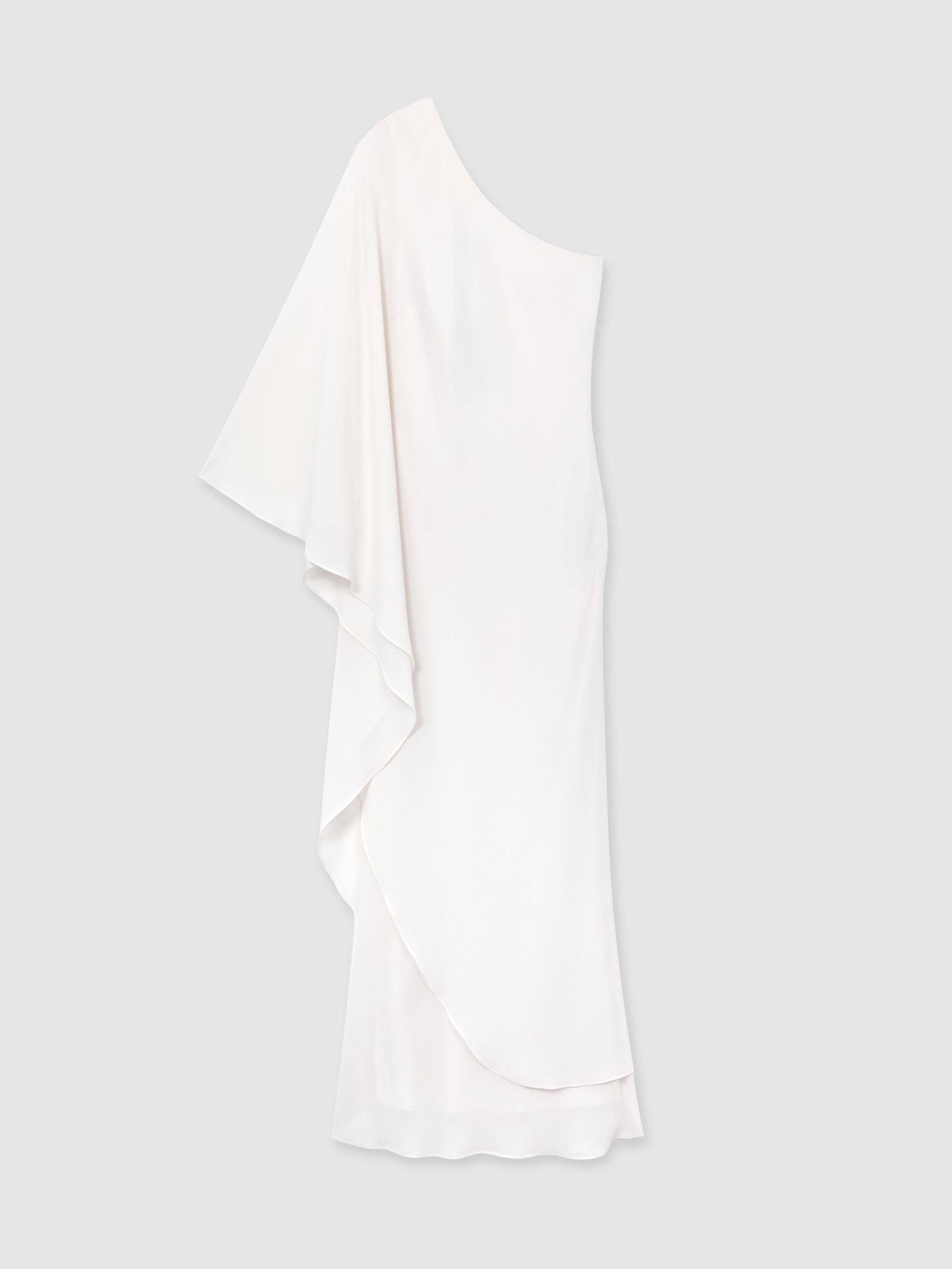 Atelier One-Shoulder Maxi Dress in Ivory - Image 2 of 6 Atelier One-Shoulder Maxi Dress in Ivory - Image 2 of 6