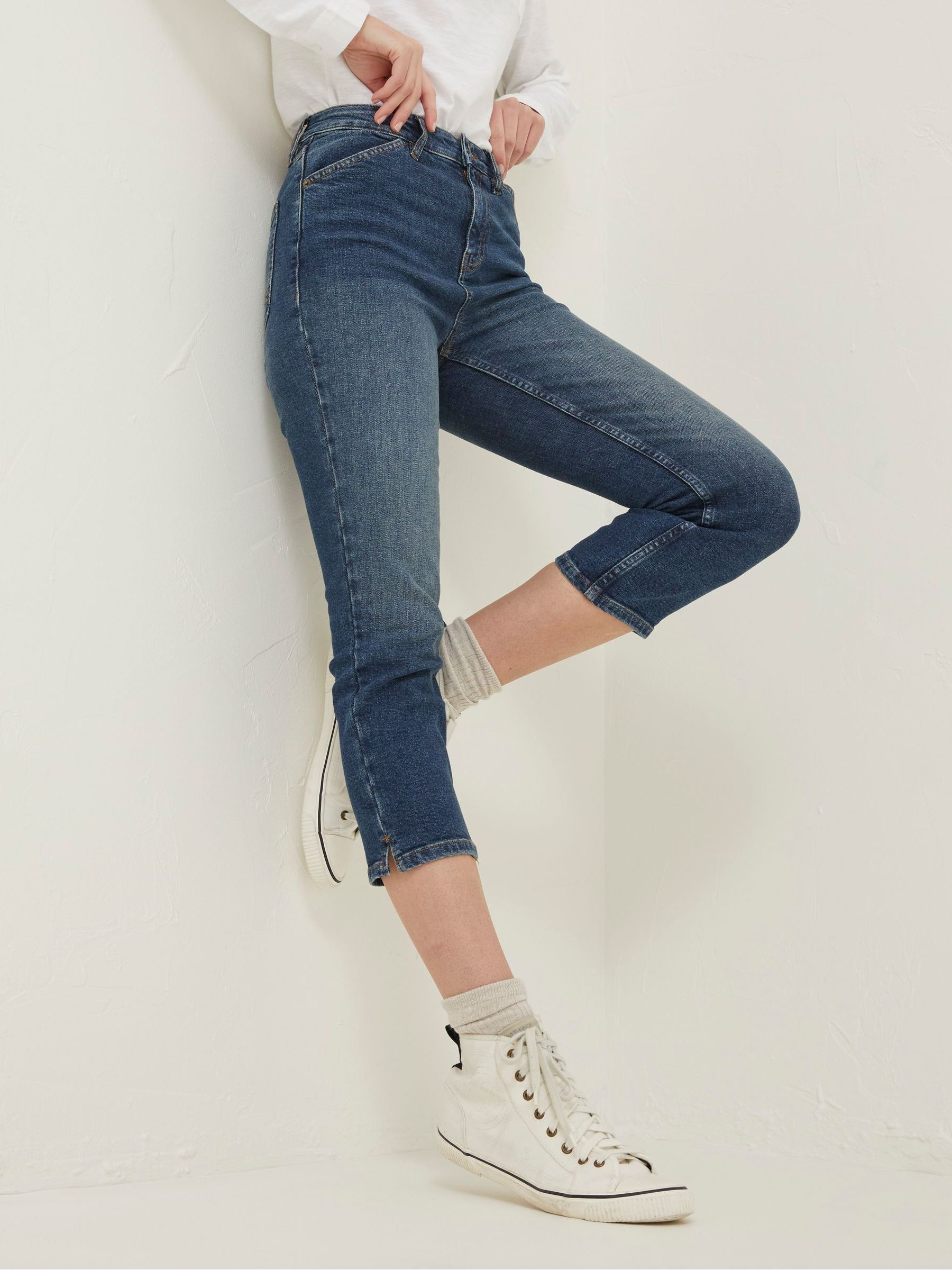 Blue Sway Capri Jeans - Image 1 of 6