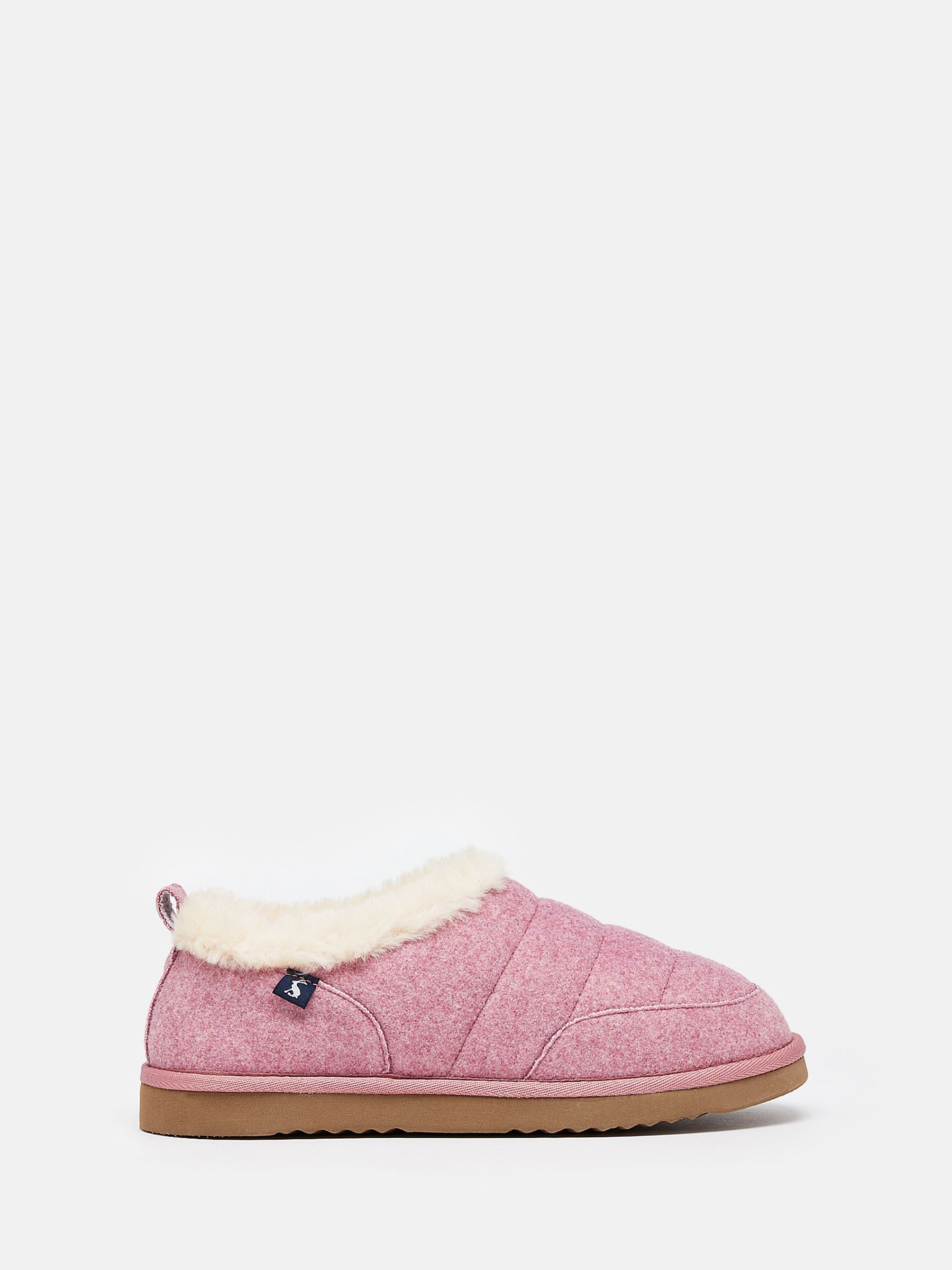 Women's Lazydays Pink Faux Fur Lined Slippers - Image 1 of 5