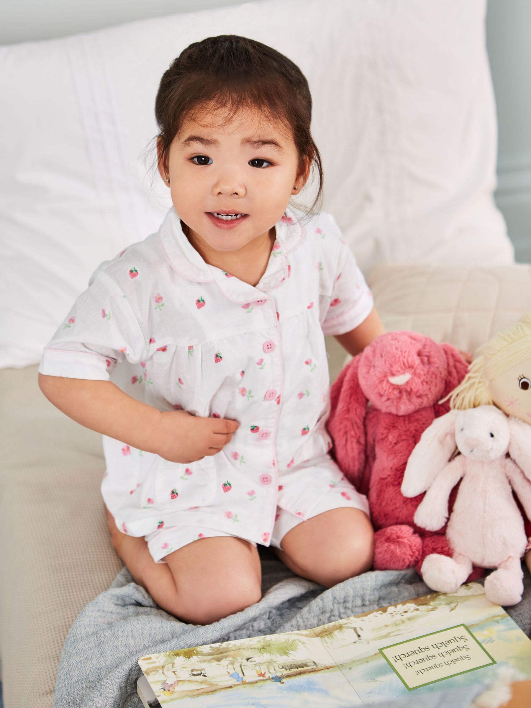 White Woven Pyjamas - Image 2 of 6