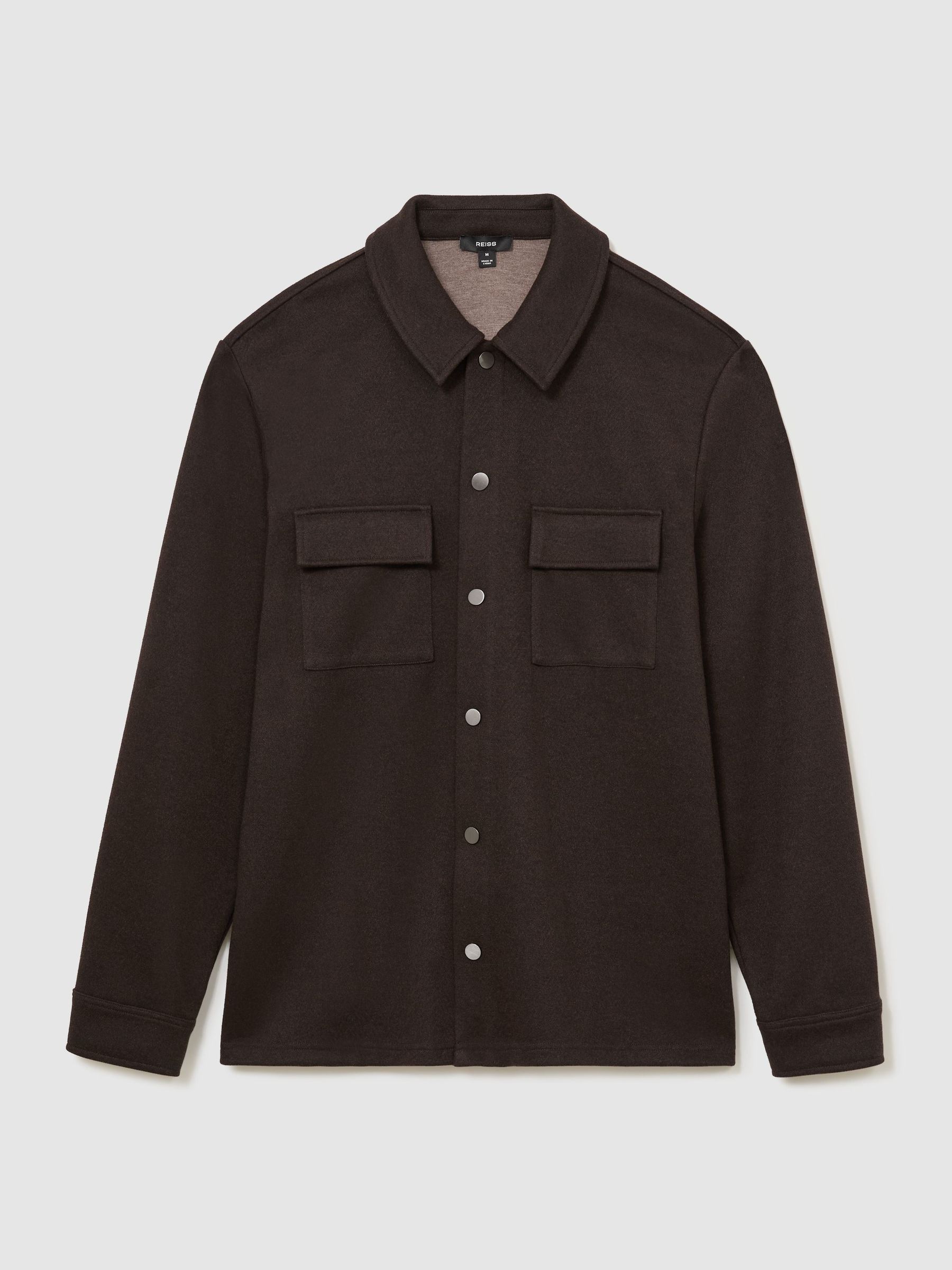 Regular Fit Shirt in Dark Brown - Bild 2 von 8