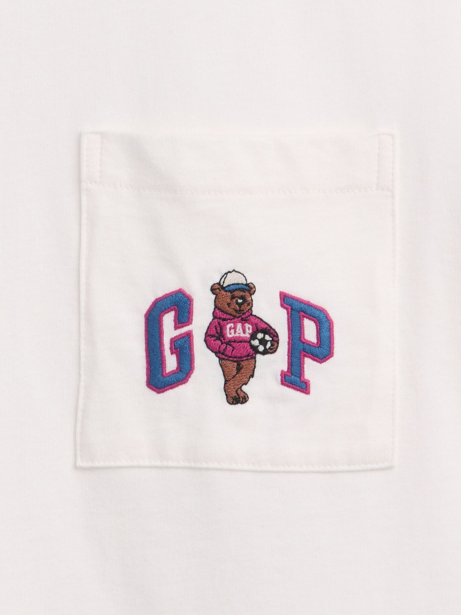 White Relaxed Branan Bear Logo Short Sleeve T-Shirt - Image 4 of 4 White Relaxed Branan Bear Logo Short Sleeve T-Shirt - Image 4 of 4