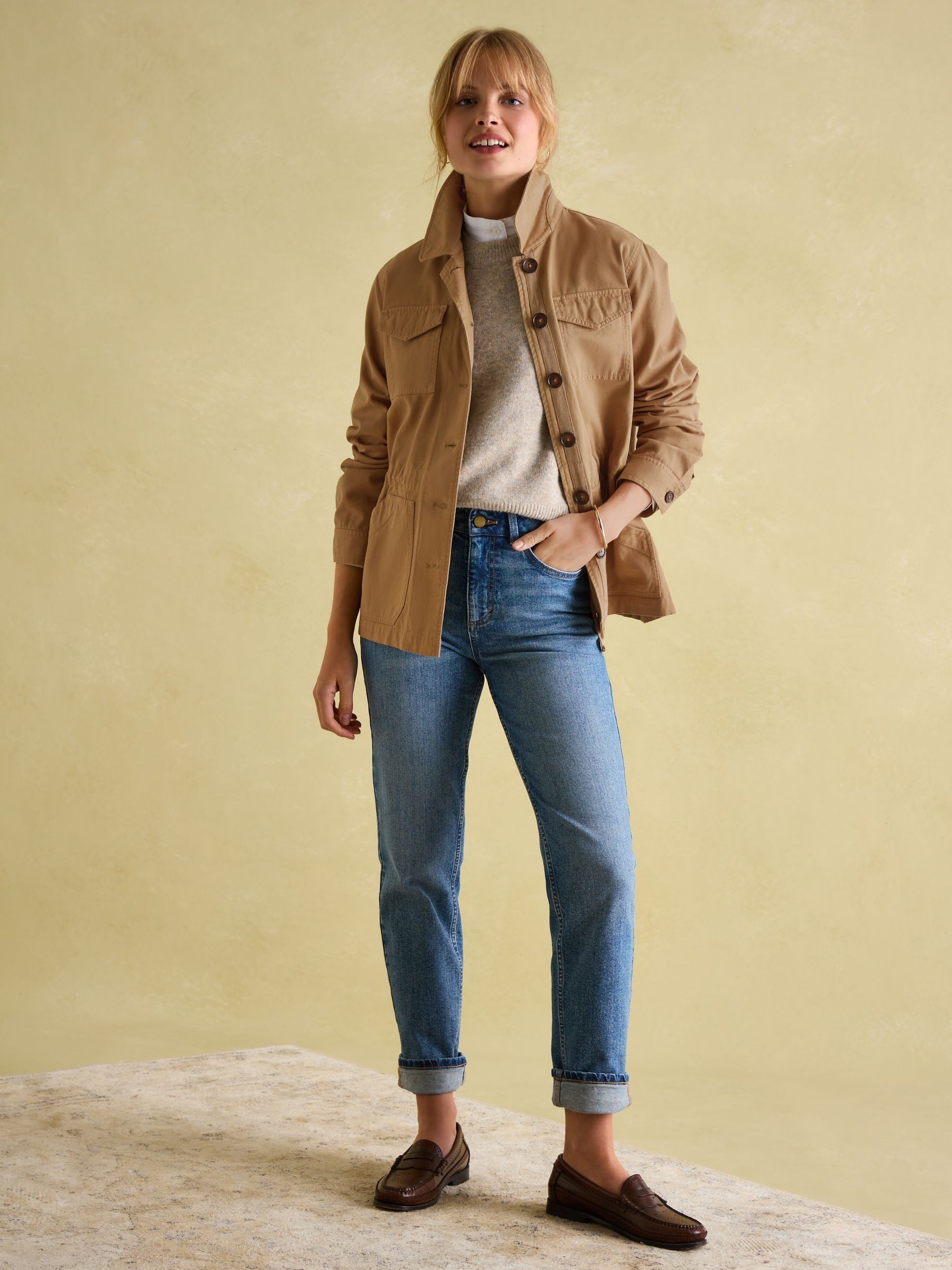 Twyford Tan Brown Safari Jacket - Image 4 of 6
