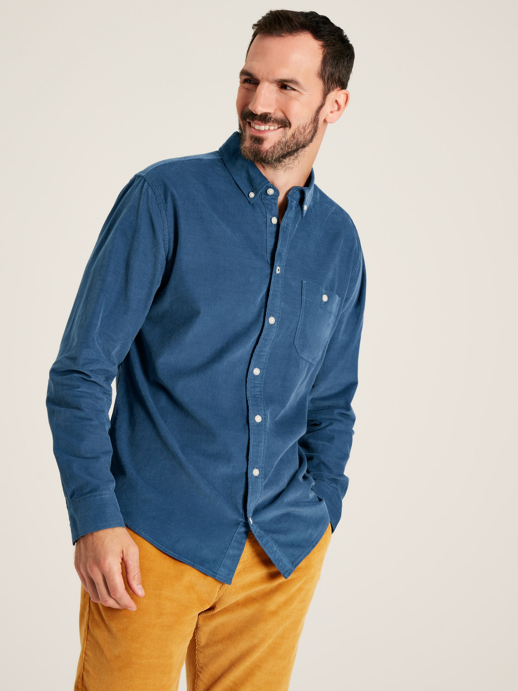 Miller Blue Corduroy Shirt - Image 1 of 8