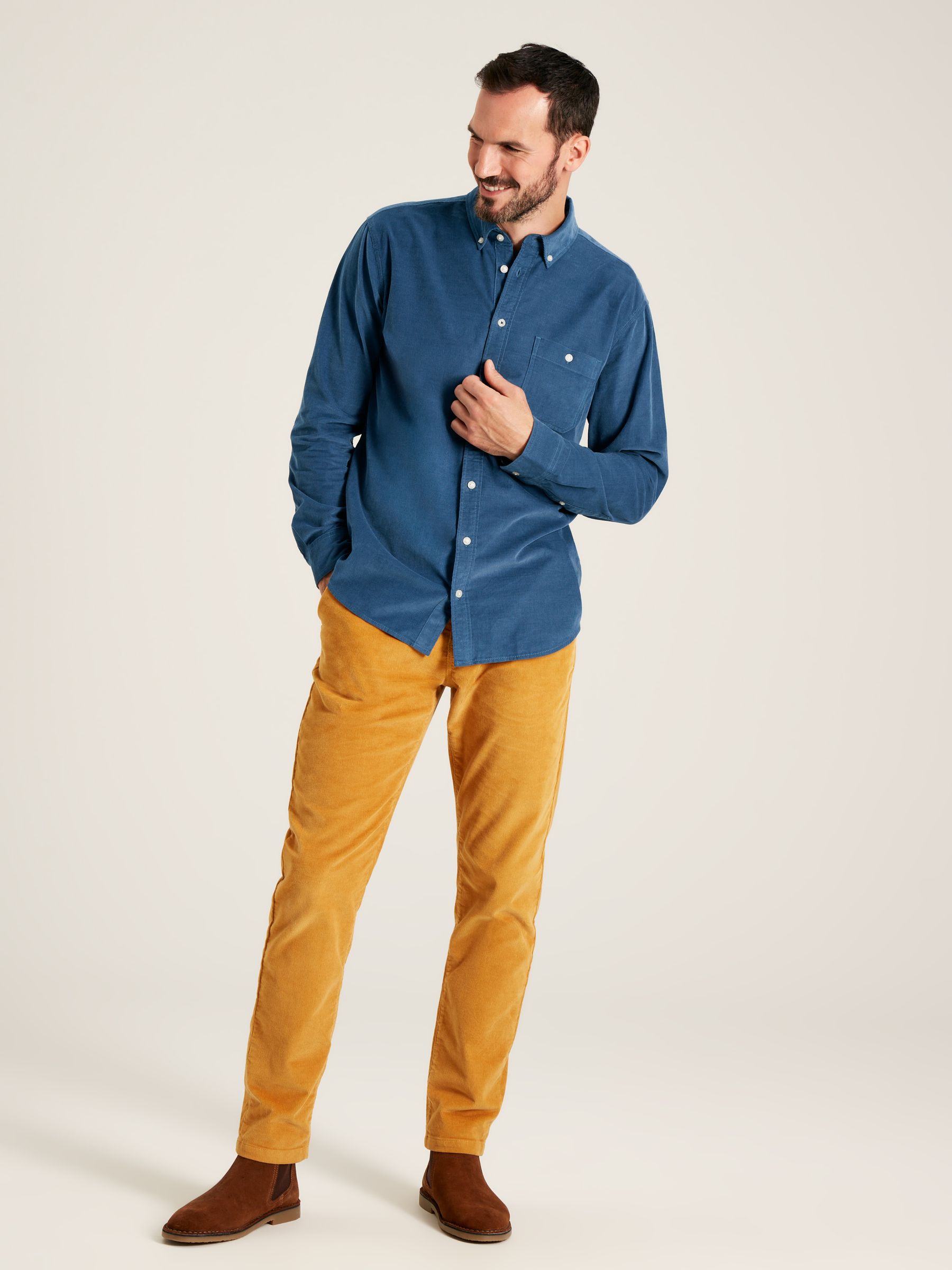 Miller Blue Corduroy Shirt - Image 3 of 8