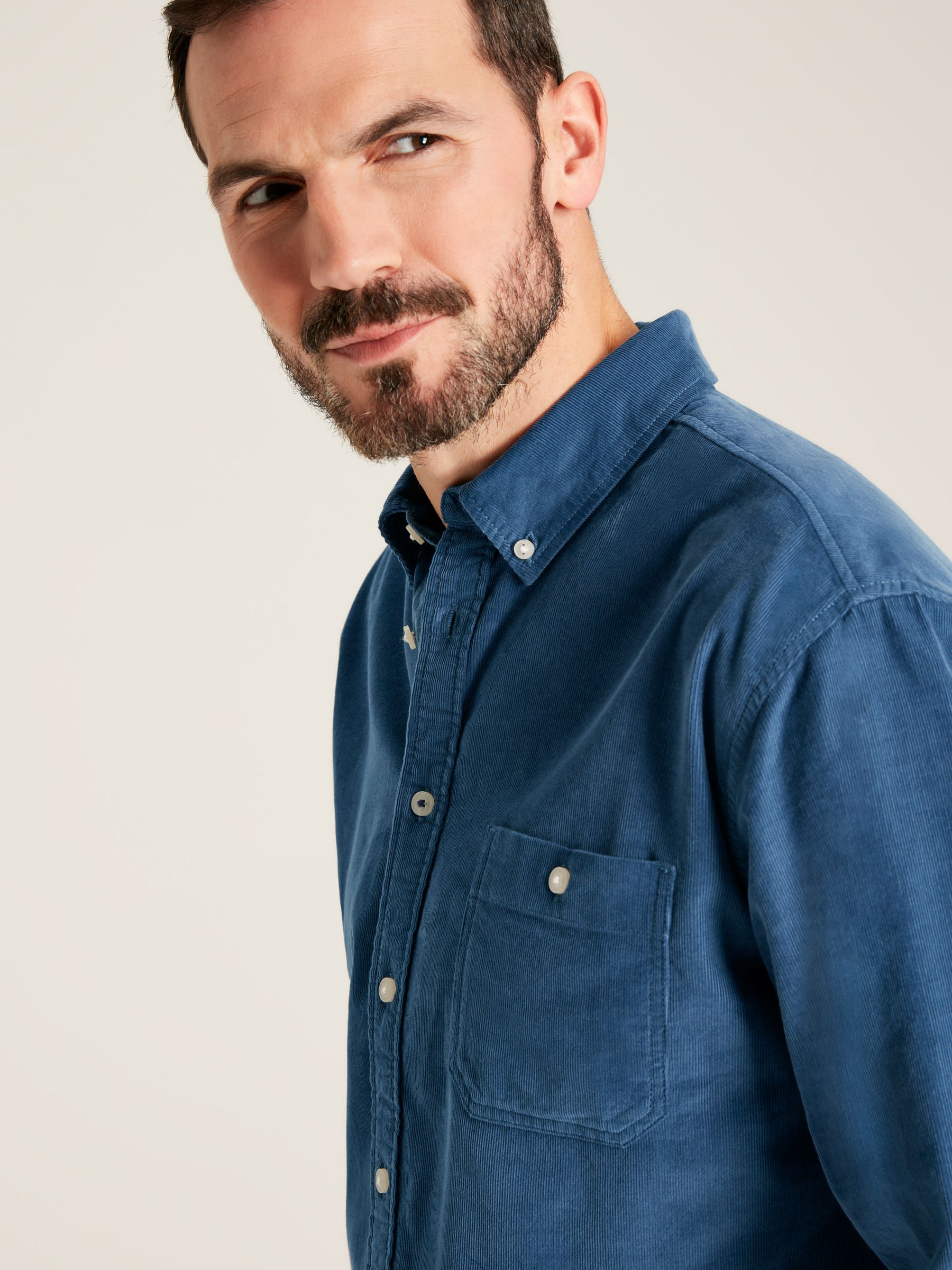 Miller Blue Corduroy Shirt - Image 4 of 8