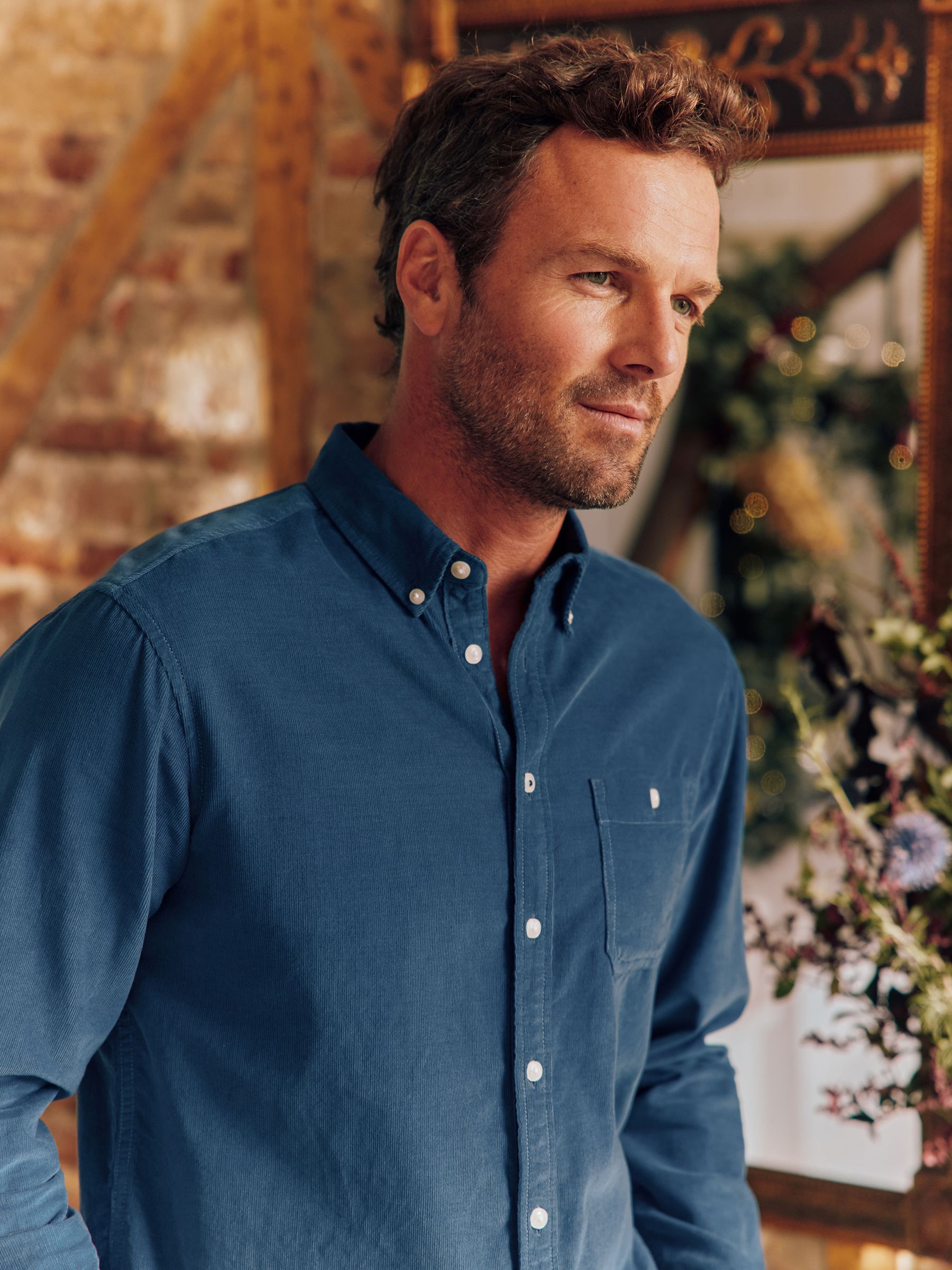 Miller Blue Corduroy Shirt - Image 7 of 8