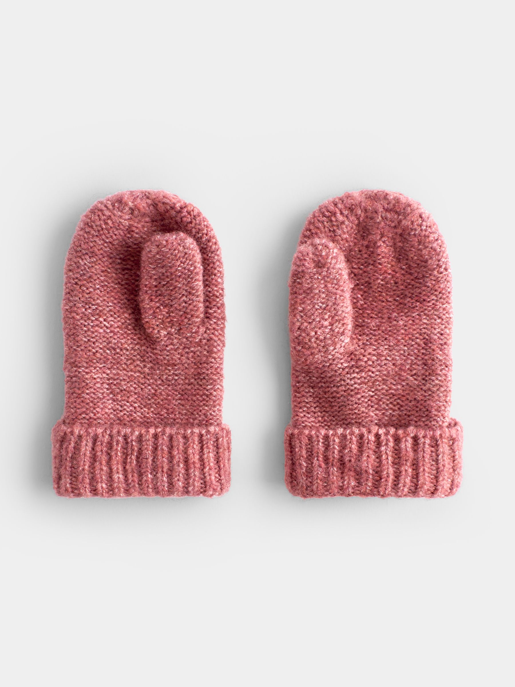 Pink Bear Knitted Hat And Mittens Set - Image 5 of 7
